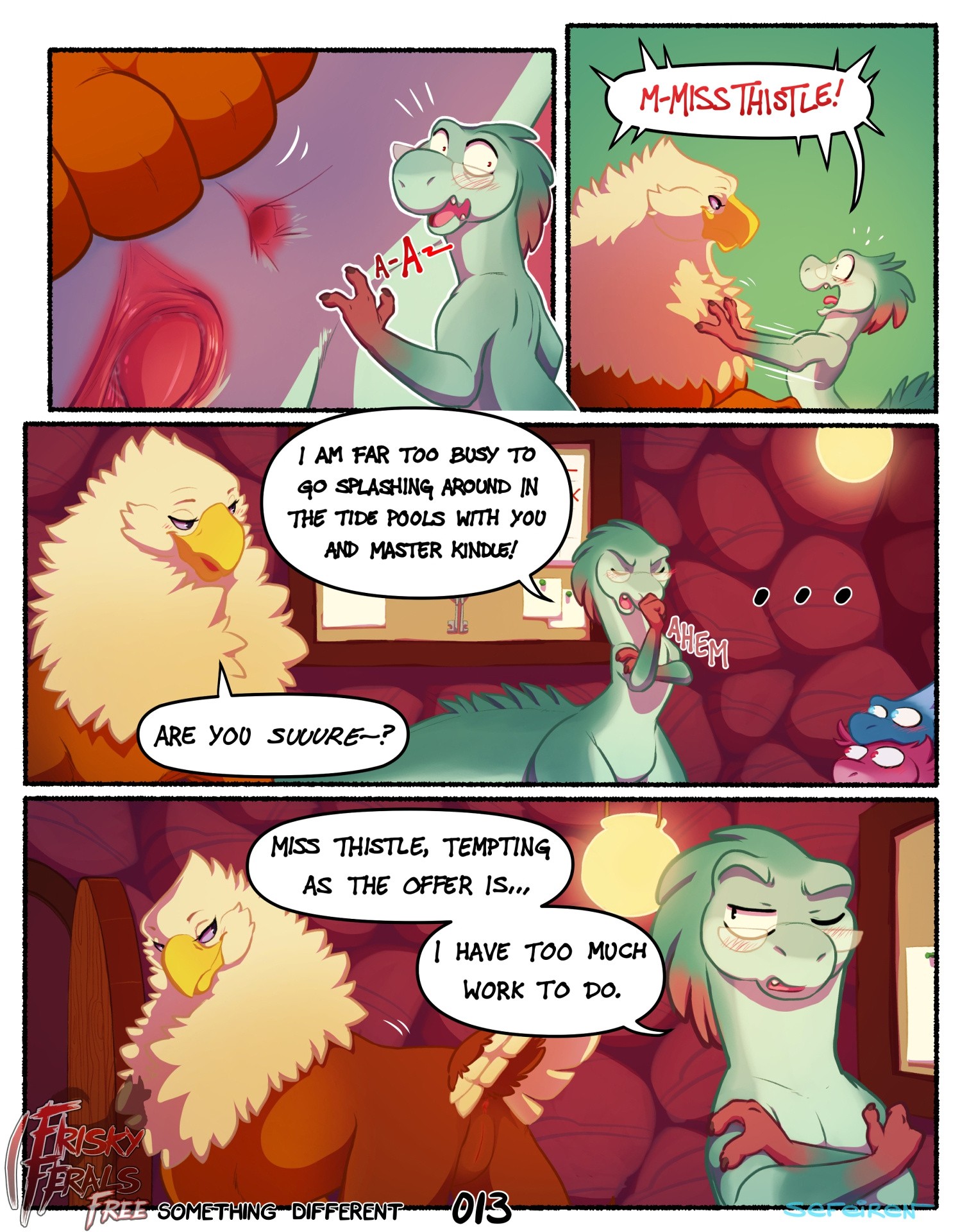 Frisky Ferals - Something Different porn comic picture 13