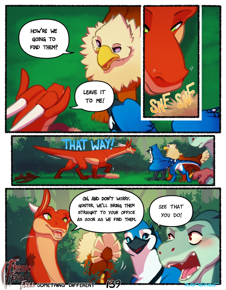 Frisky Ferals - Something Different porn comic picture 139
