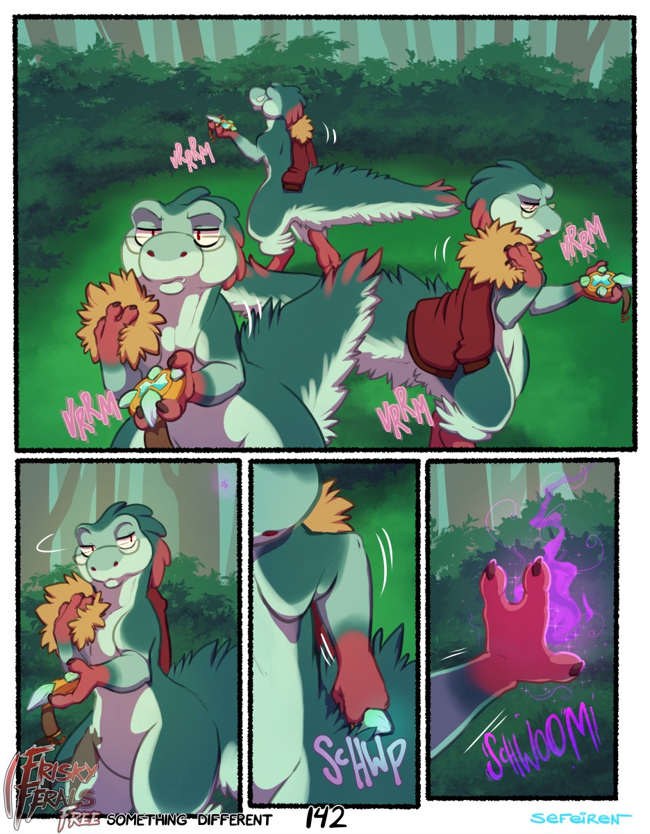 Frisky Ferals - Something Different porn comic picture 143