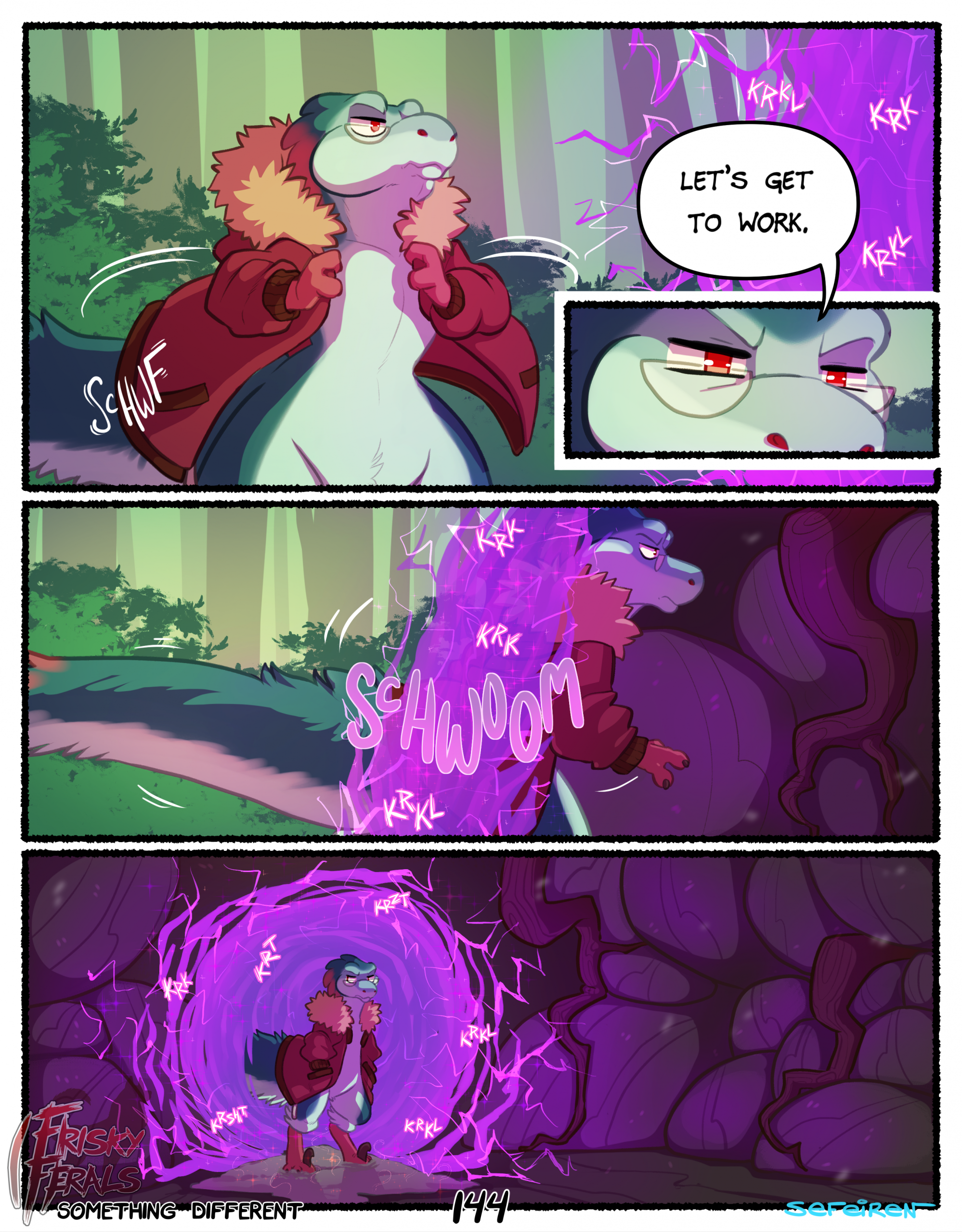 Frisky Ferals - Something Different porn comic picture 145