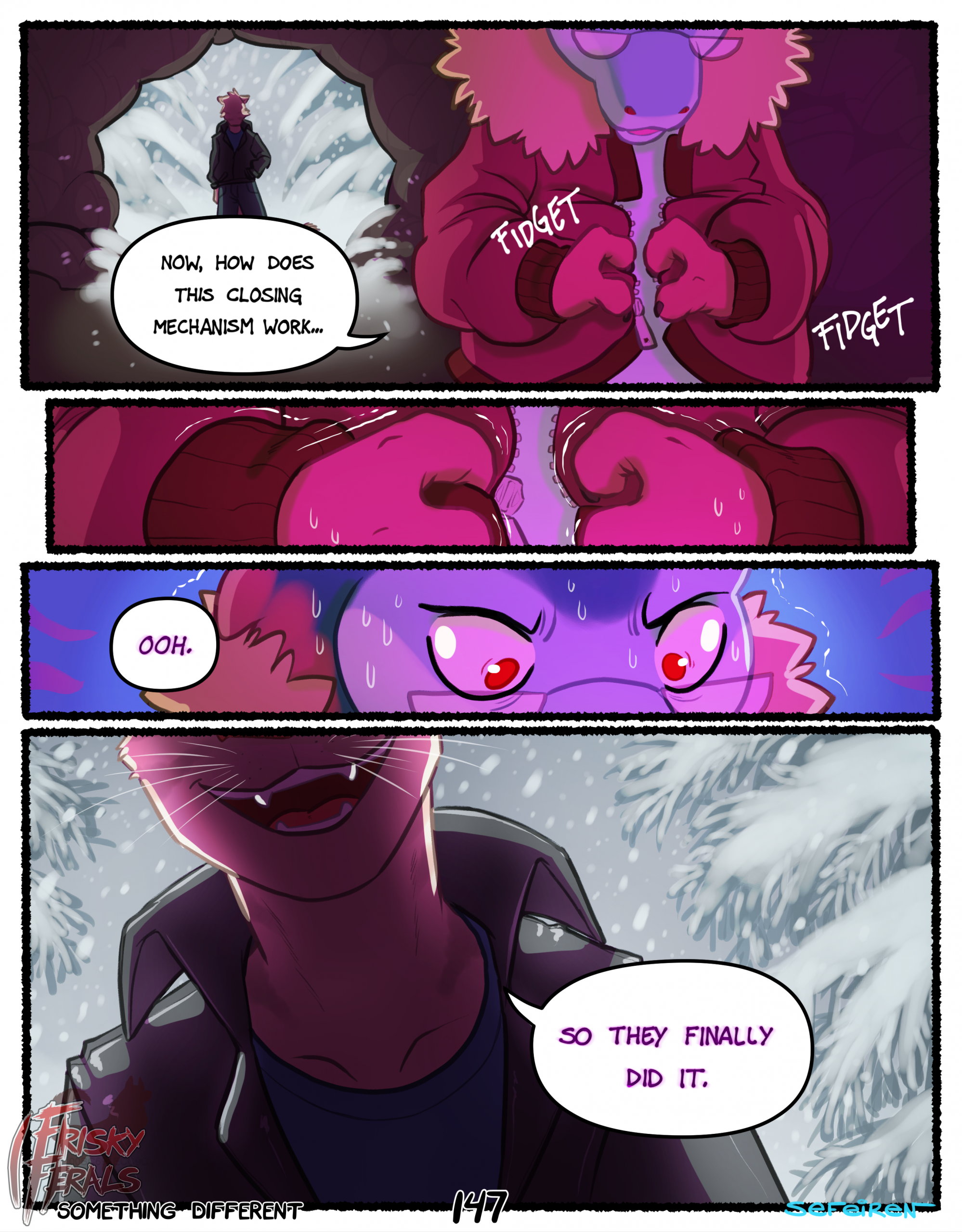 Frisky Ferals - Something Different porn comic picture 148