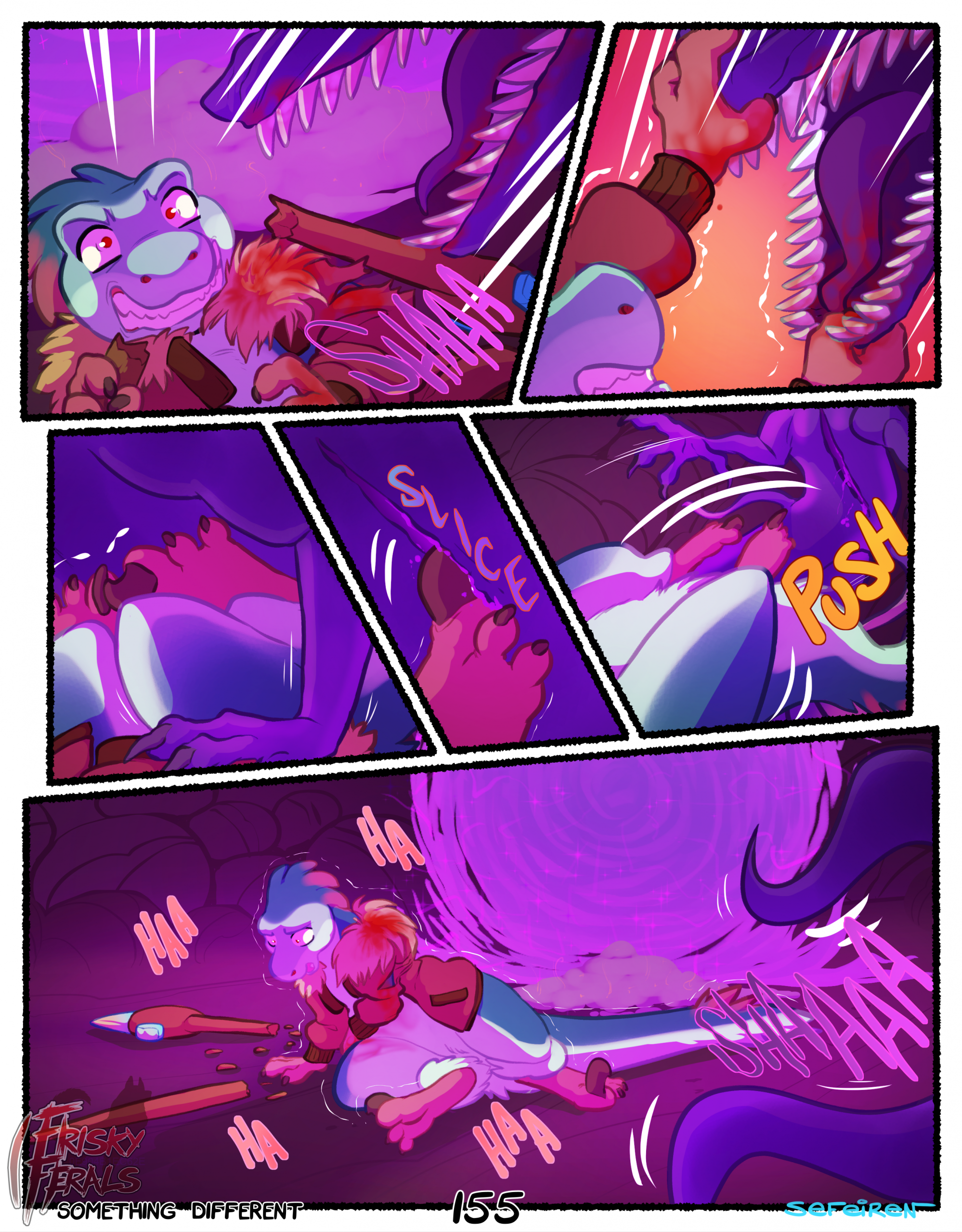 Frisky Ferals - Something Different porn comic picture 156