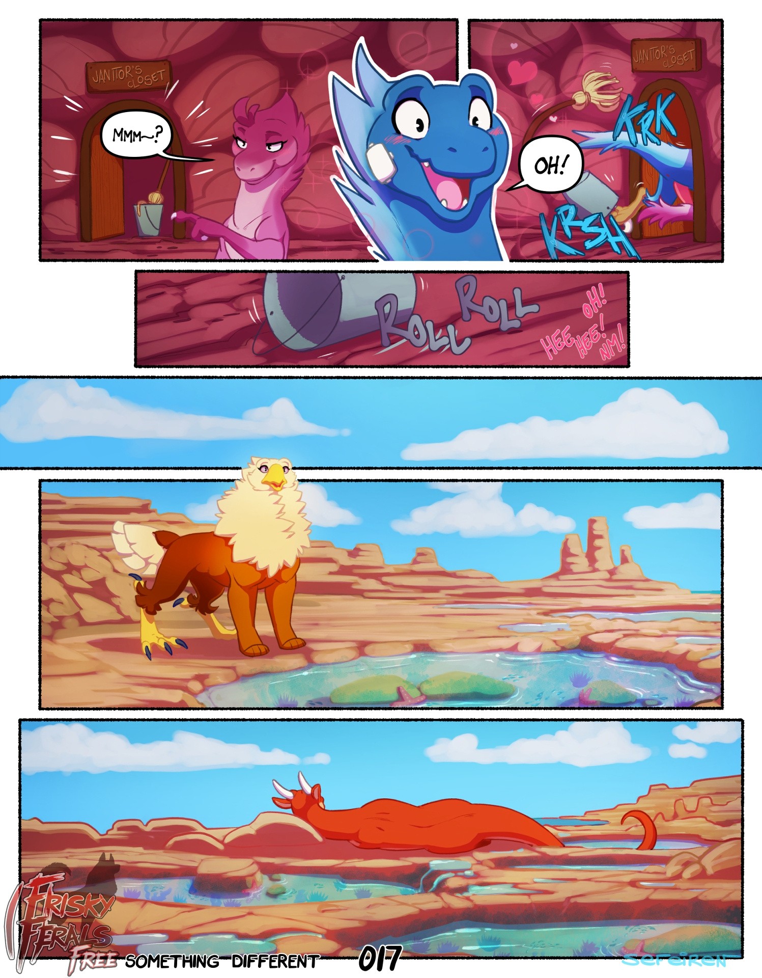Frisky Ferals - Something Different porn comic picture 17