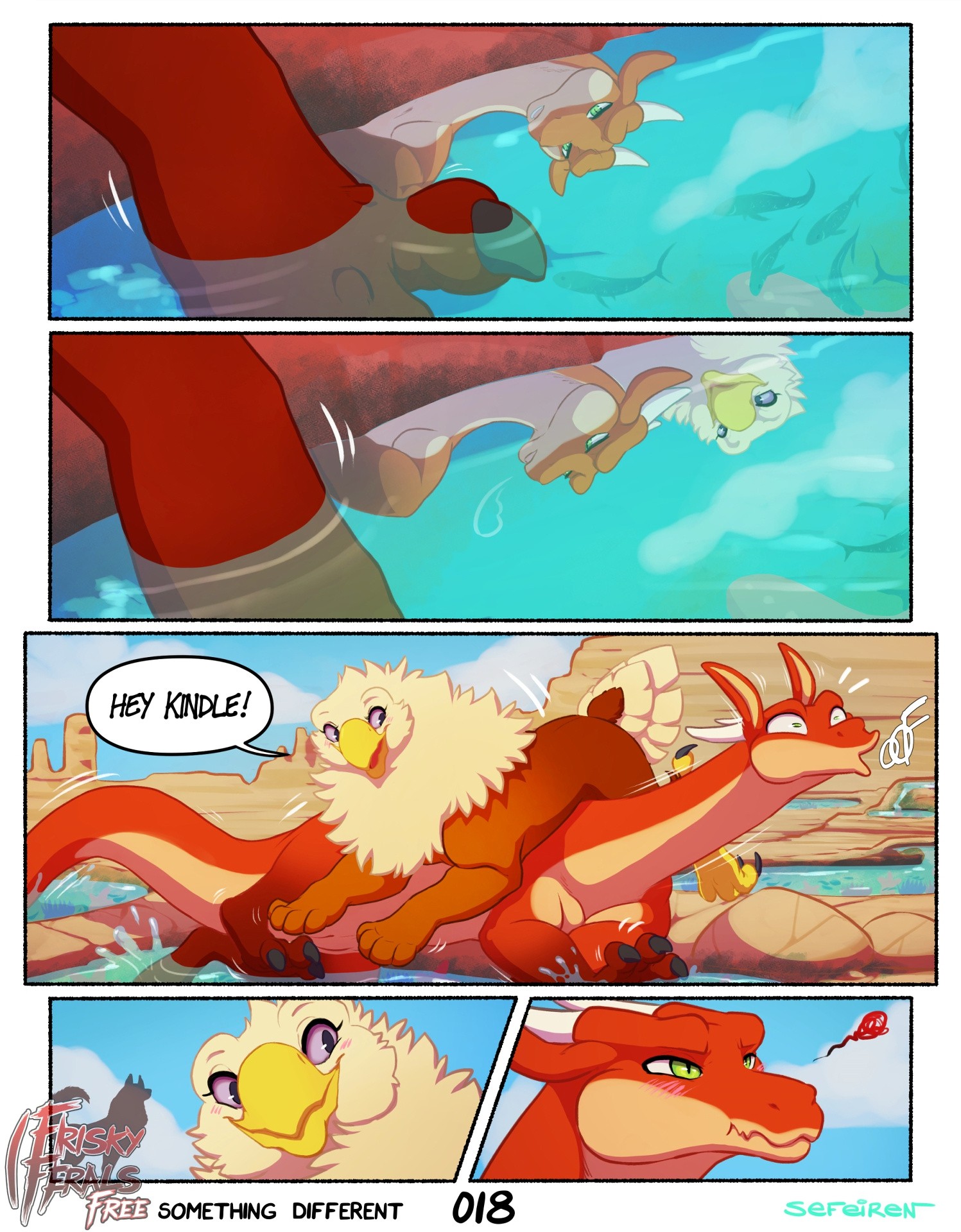 Frisky Ferals - Something Different porn comic picture 18