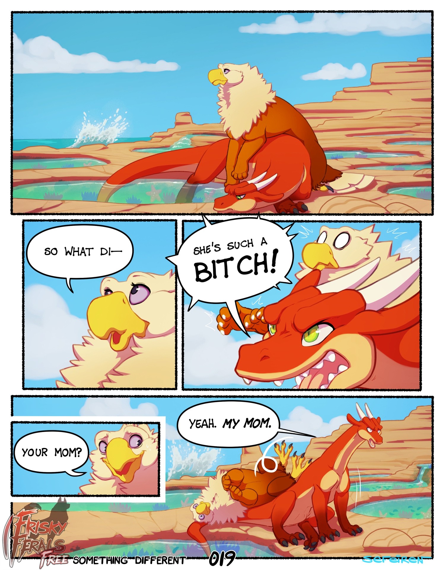 Frisky Ferals - Something Different porn comic picture 19
