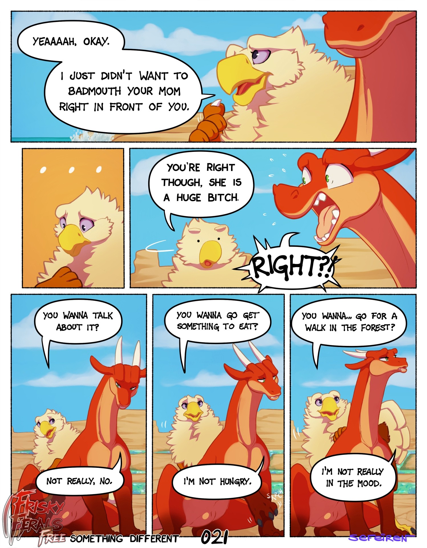 Frisky Ferals - Something Different porn comic picture 21