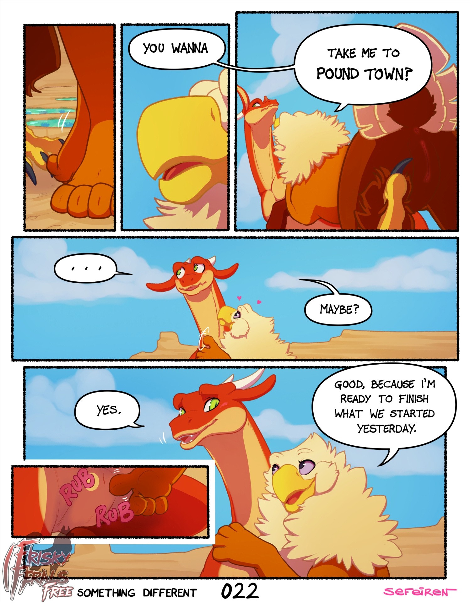 Frisky Ferals - Something Different porn comic picture 22
