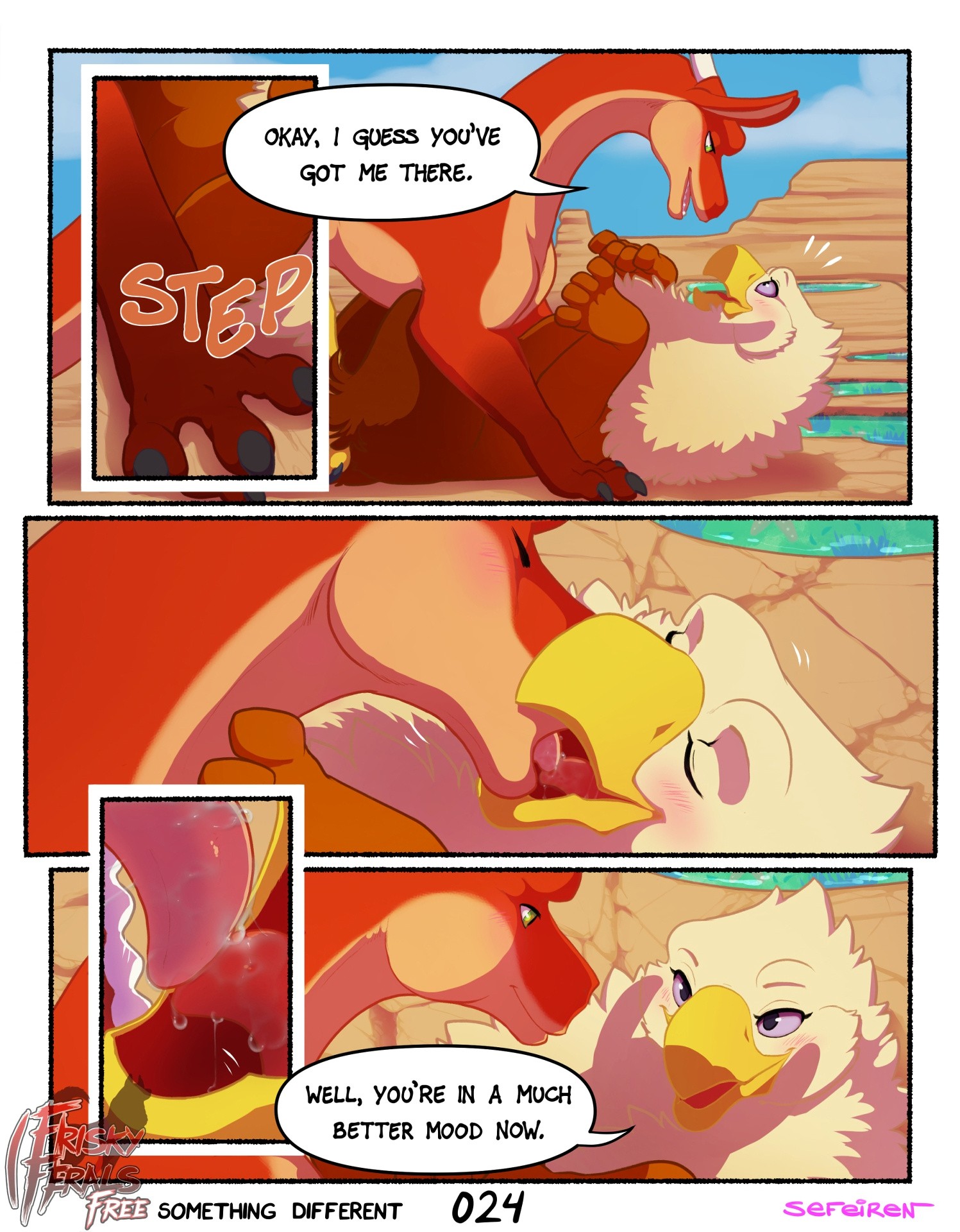 Frisky Ferals - Something Different porn comic picture 24