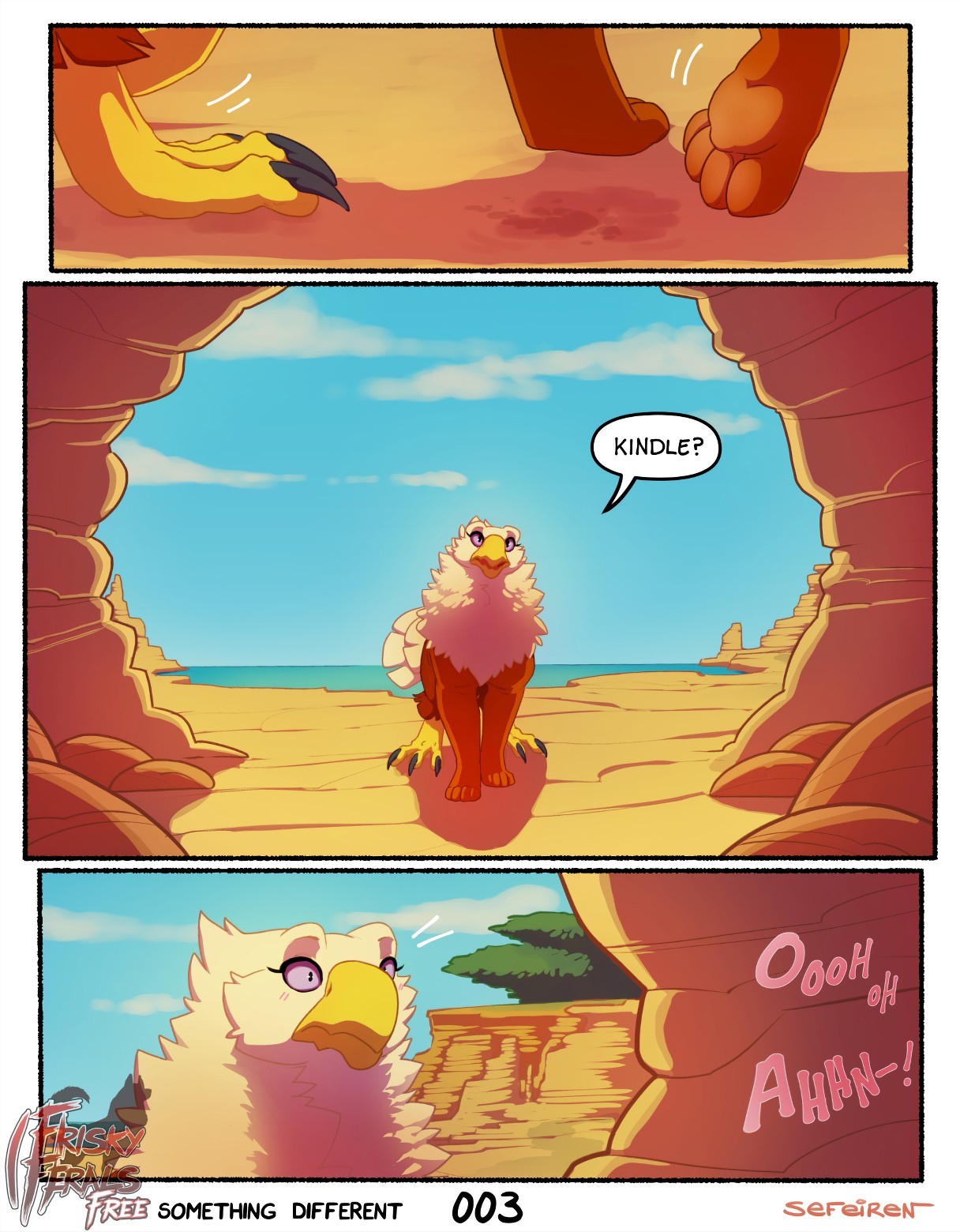 Frisky Ferals - Something Different porn comic picture 3