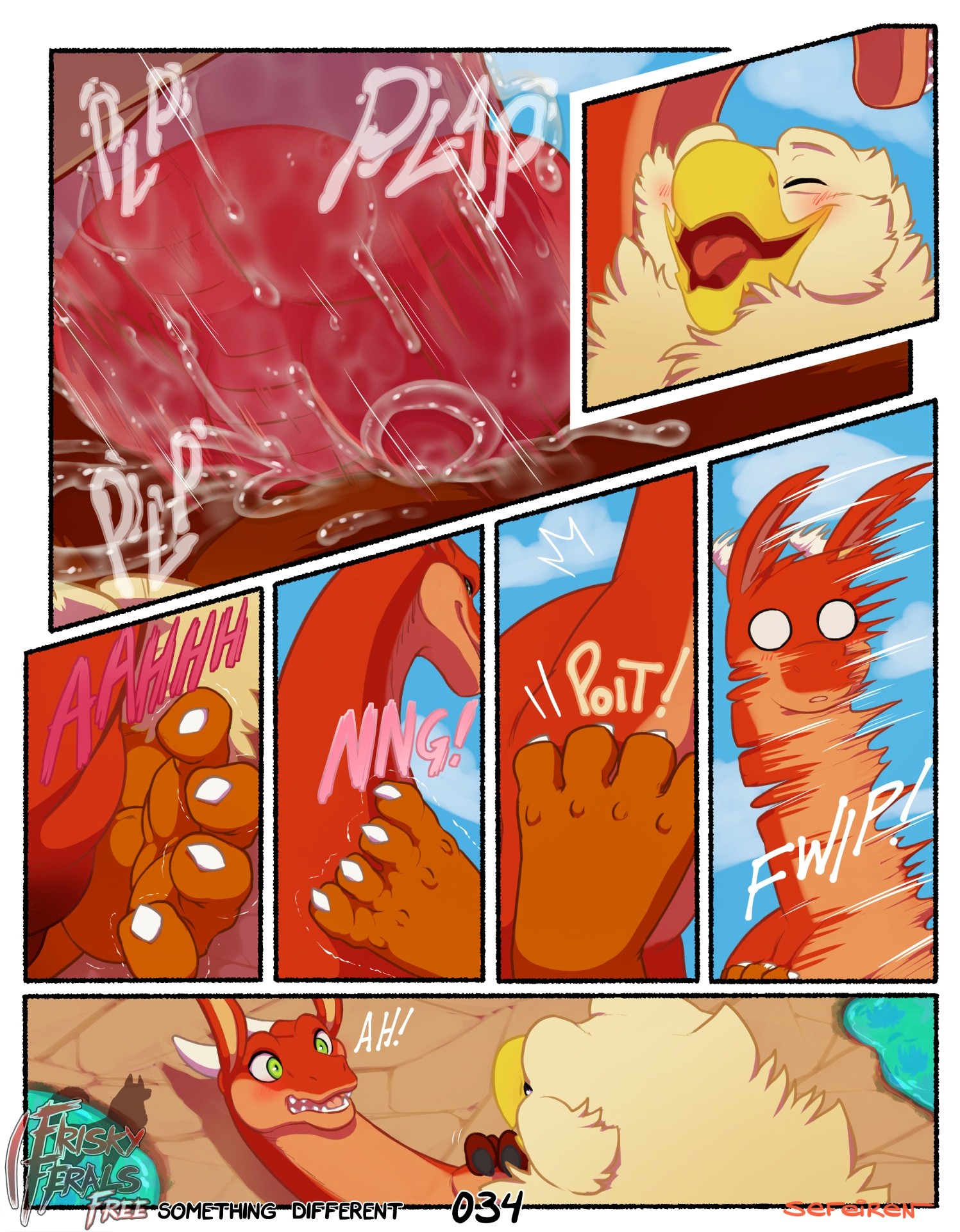 Frisky Ferals - Something Different porn comic picture 34