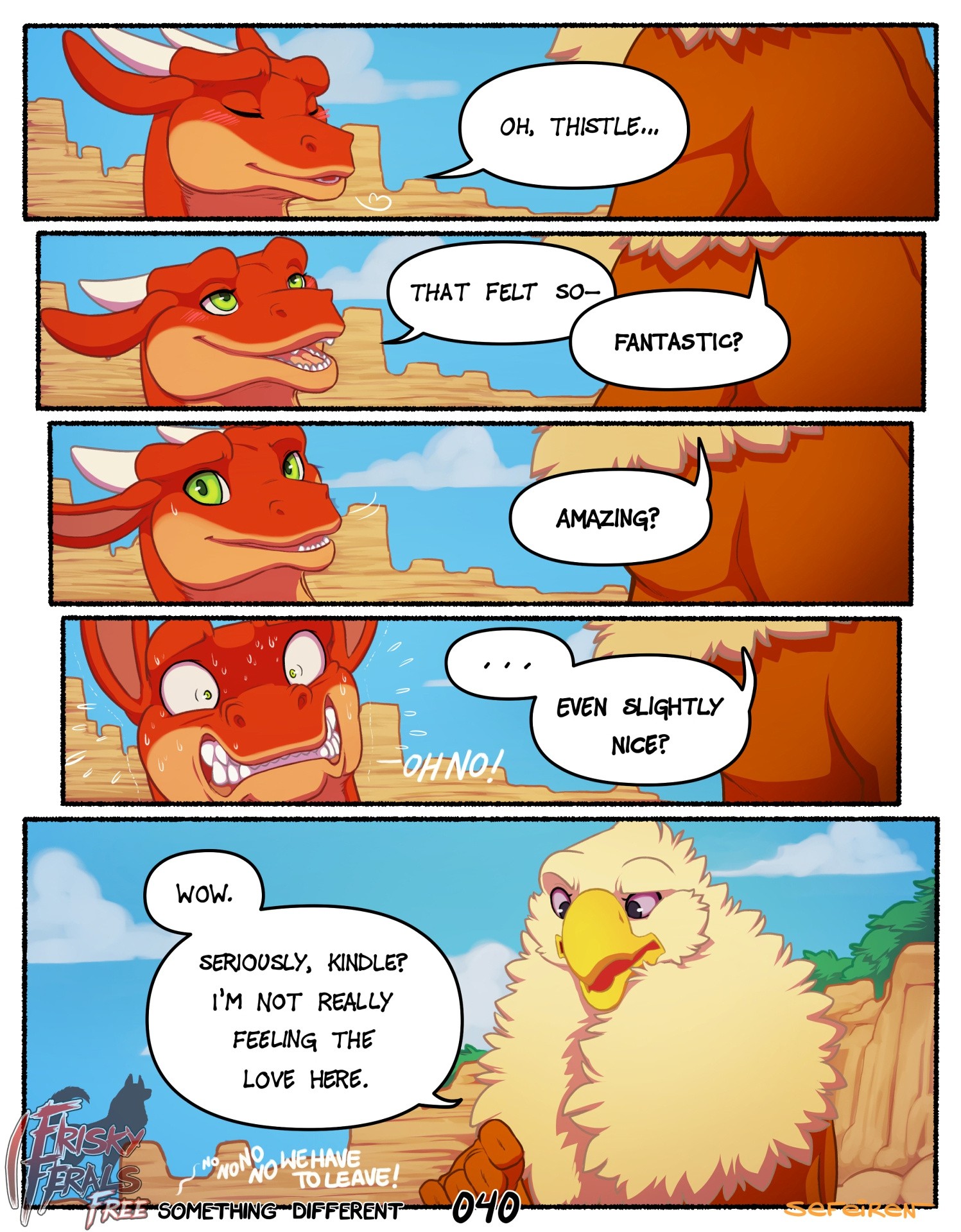 Frisky Ferals - Something Different porn comic picture 40