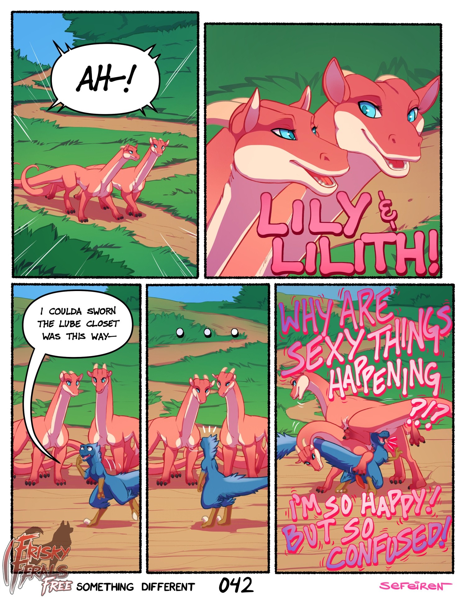 Frisky Ferals - Something Different porn comic picture 42