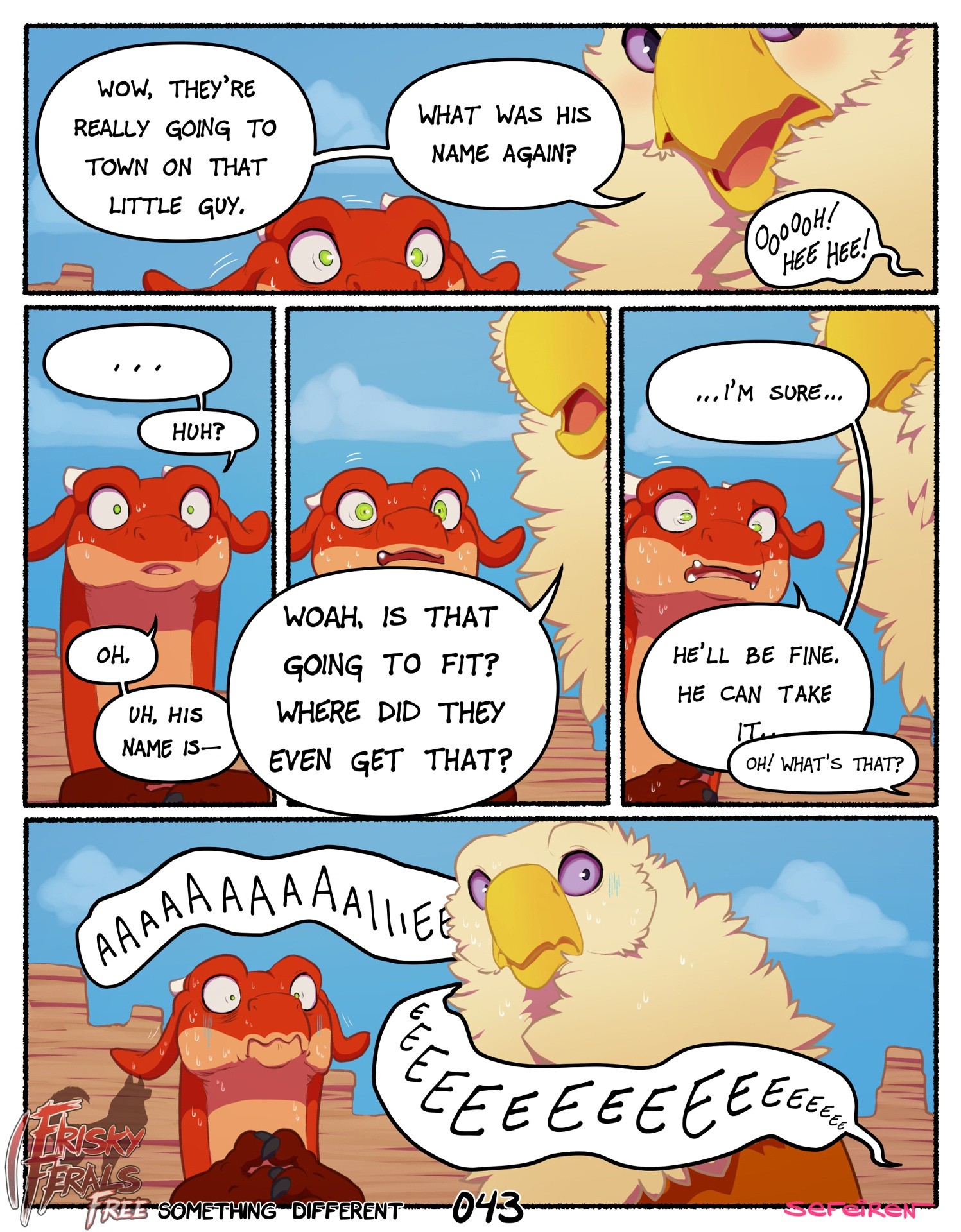 Frisky Ferals - Something Different porn comic picture 43