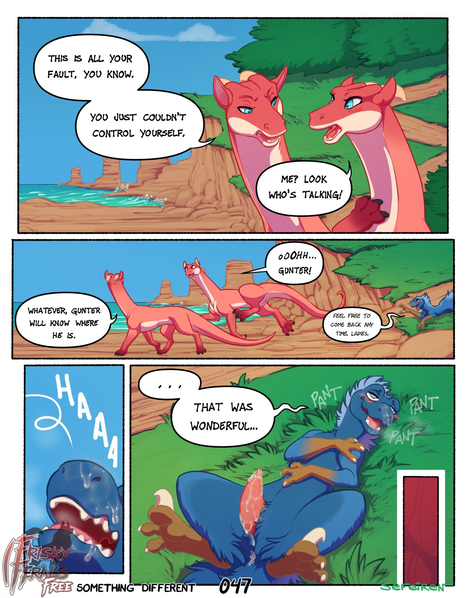 Frisky Ferals - Something Different porn comic picture 47