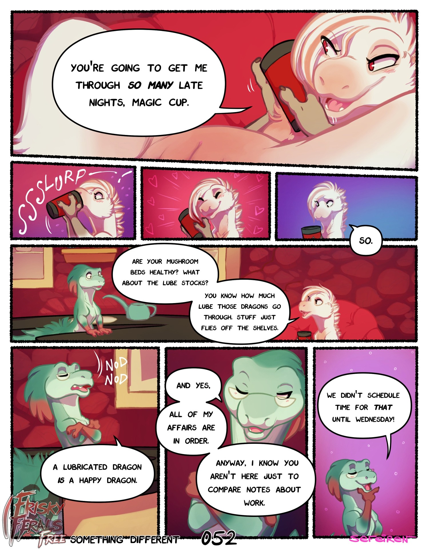 Frisky Ferals - Something Different porn comic picture 52