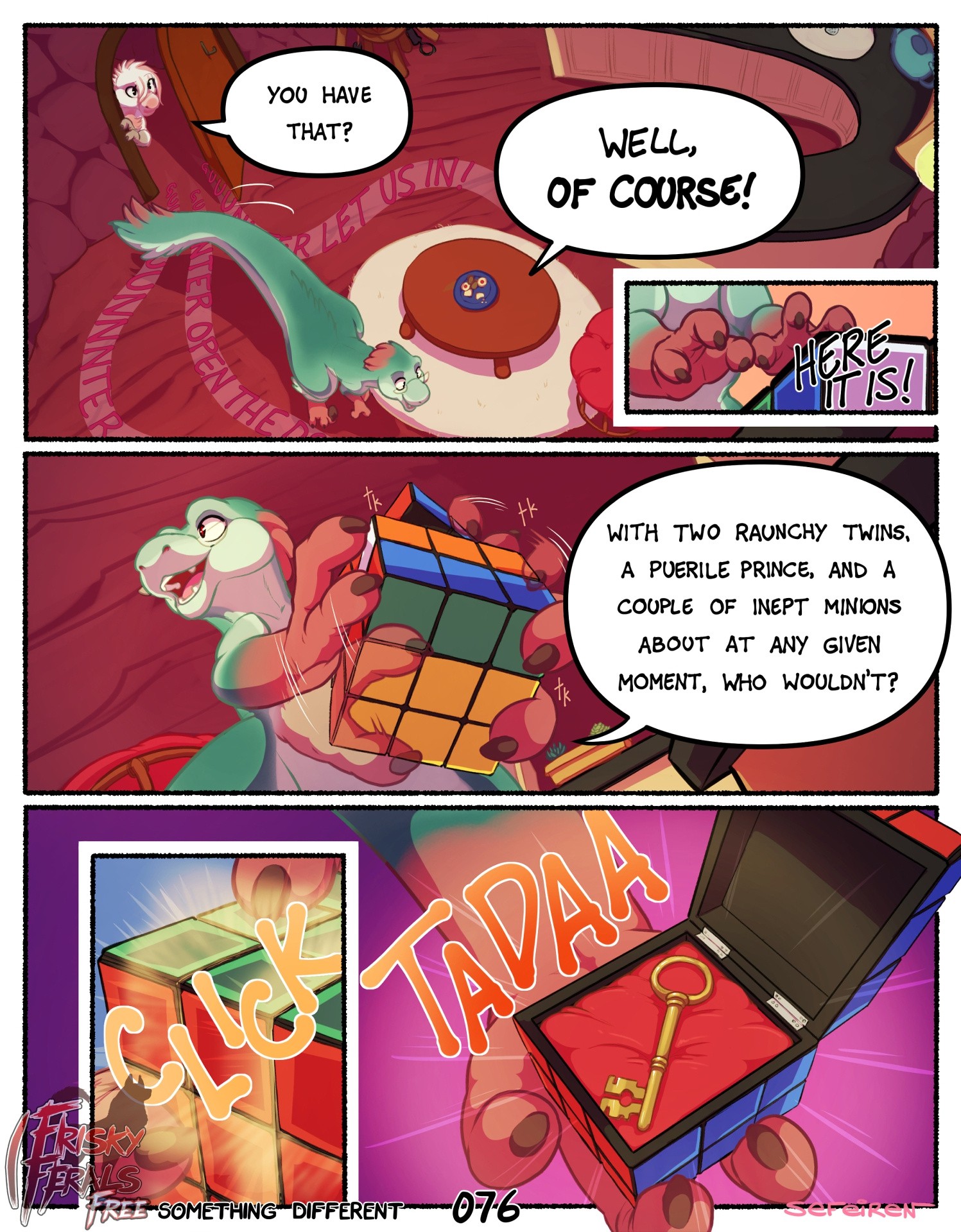 Frisky Ferals - Something Different porn comic picture 76