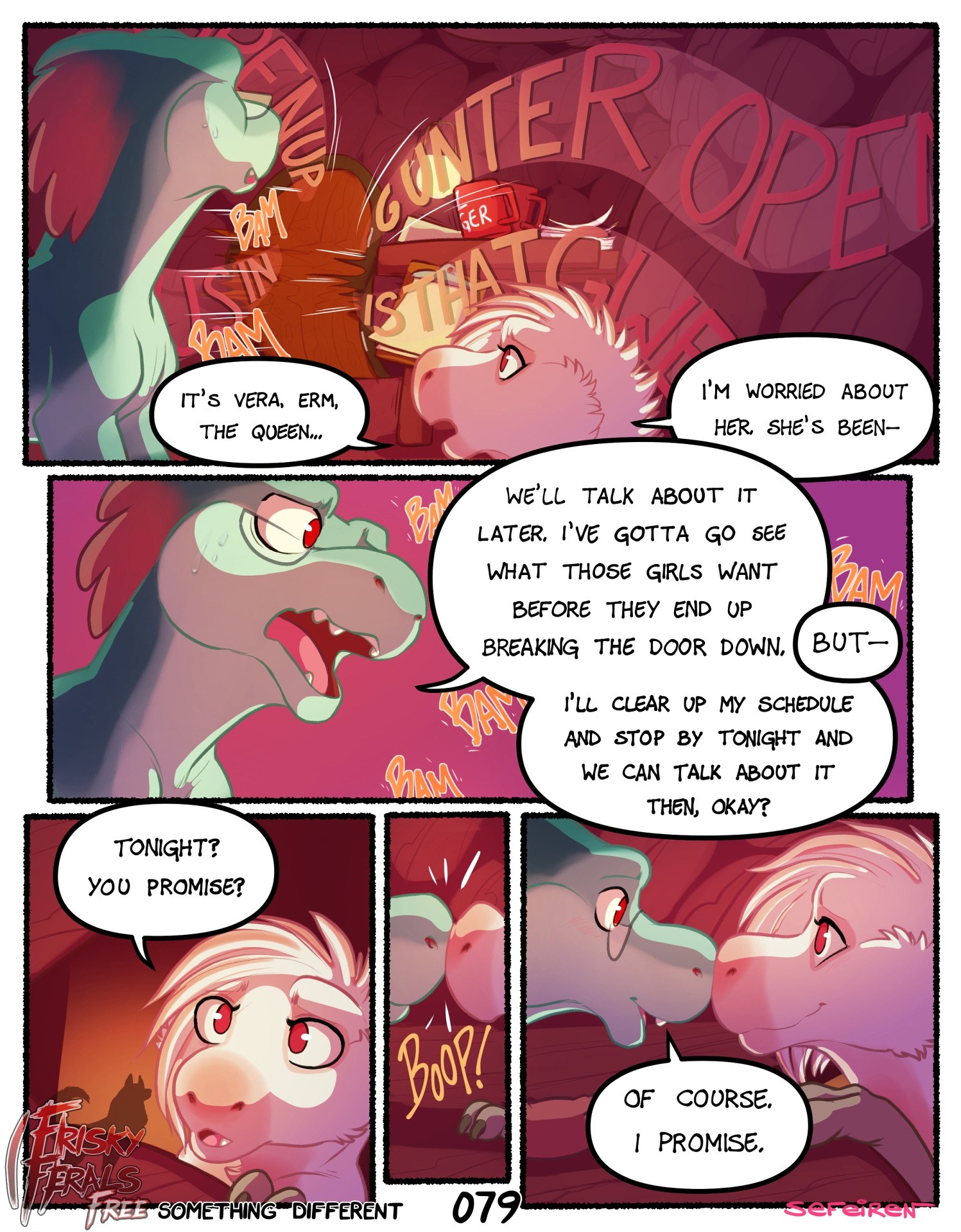 Frisky Ferals - Something Different porn comic picture 79
