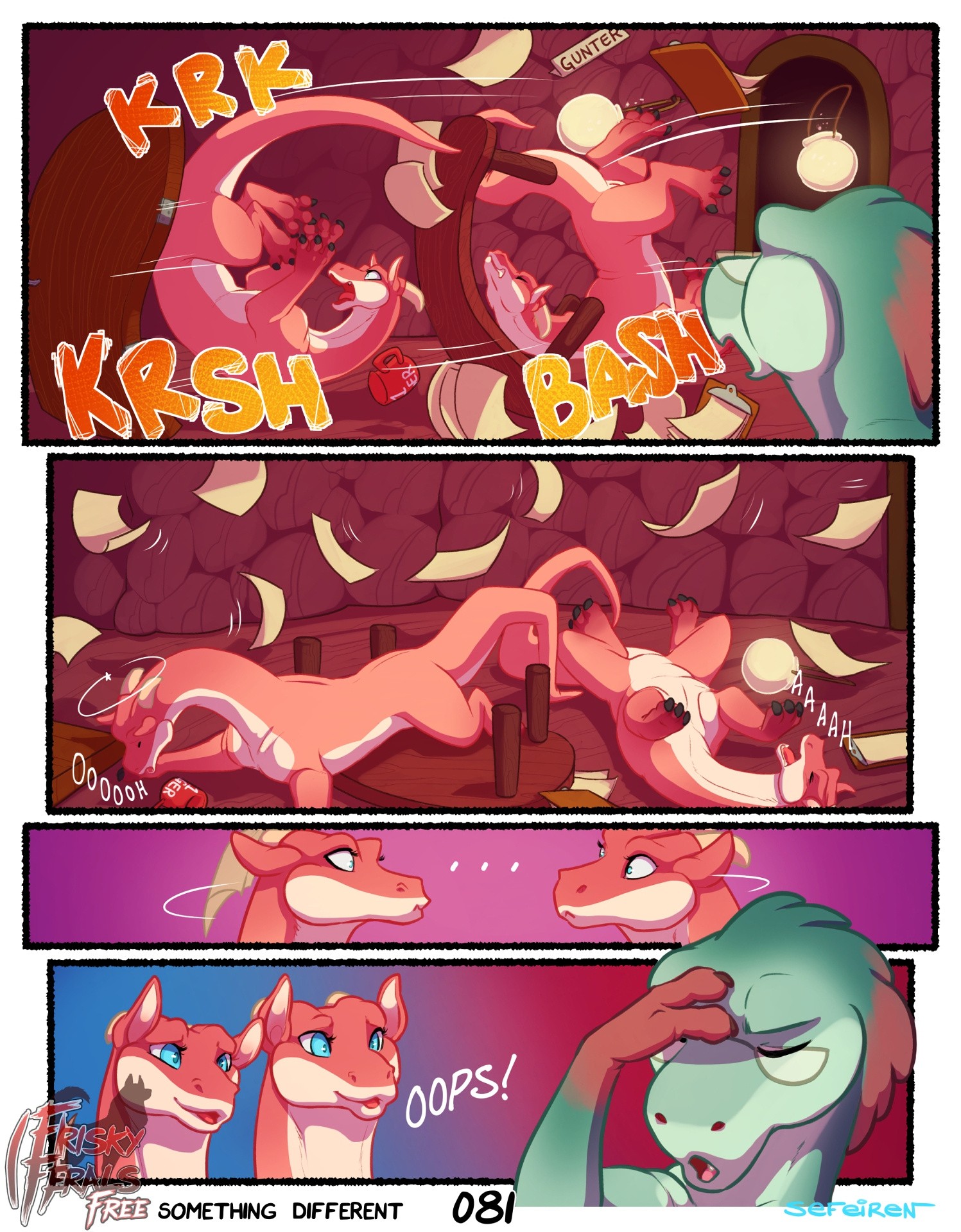 Frisky Ferals - Something Different porn comic picture 81