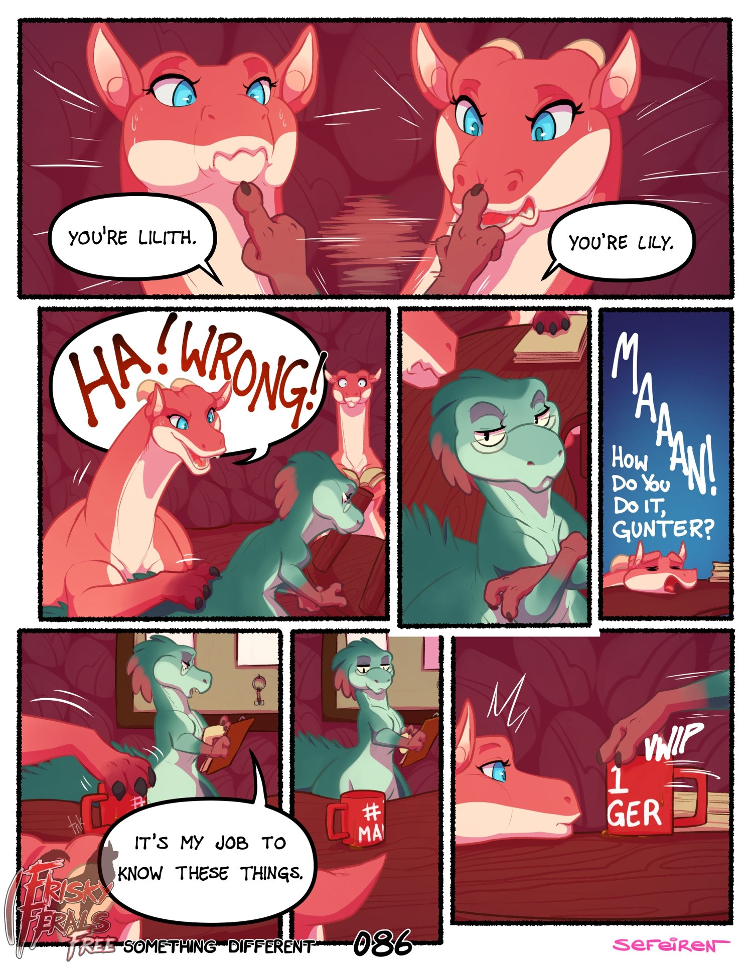 Frisky Ferals - Something Different porn comic picture 86