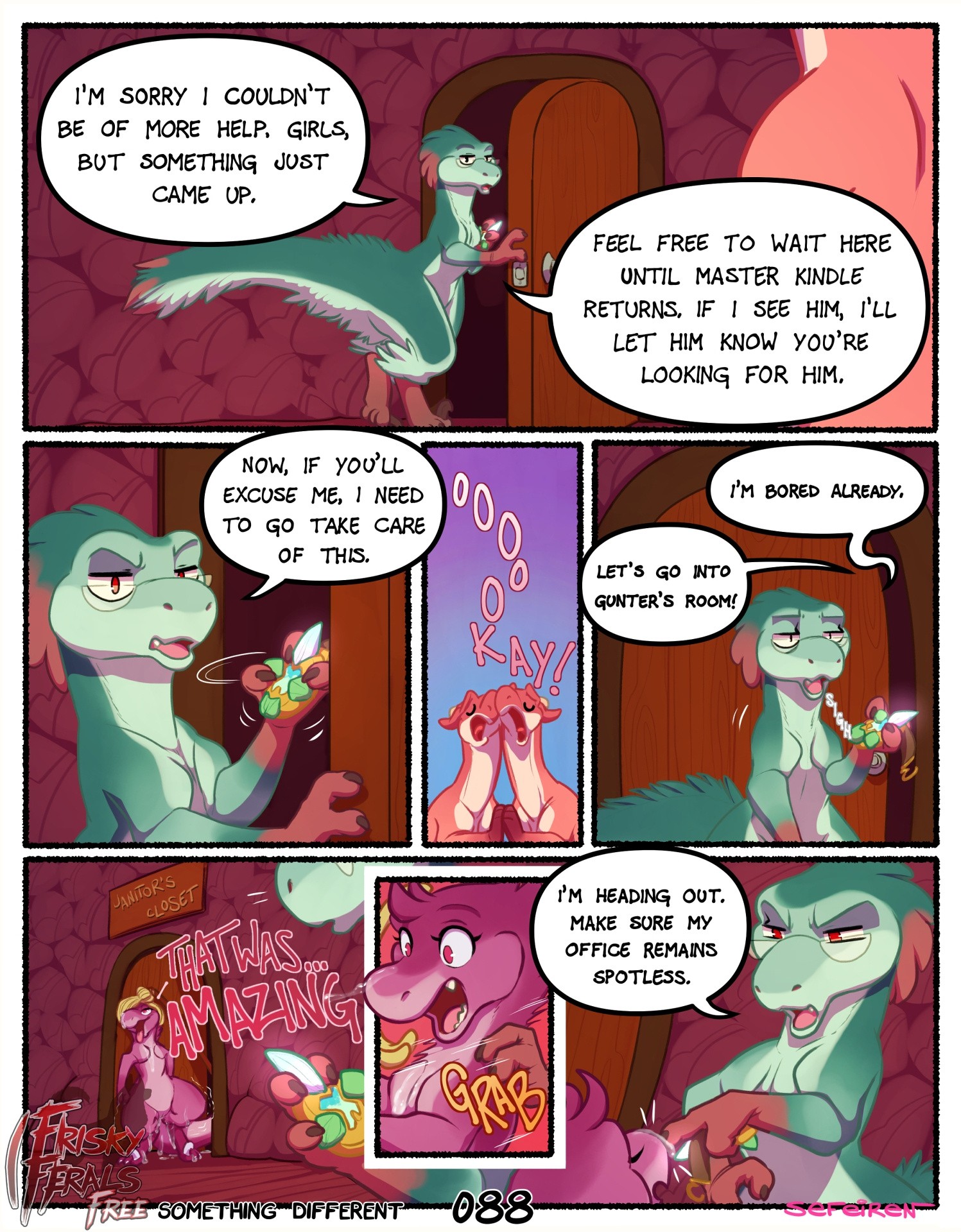 Frisky Ferals - Something Different porn comic picture 88