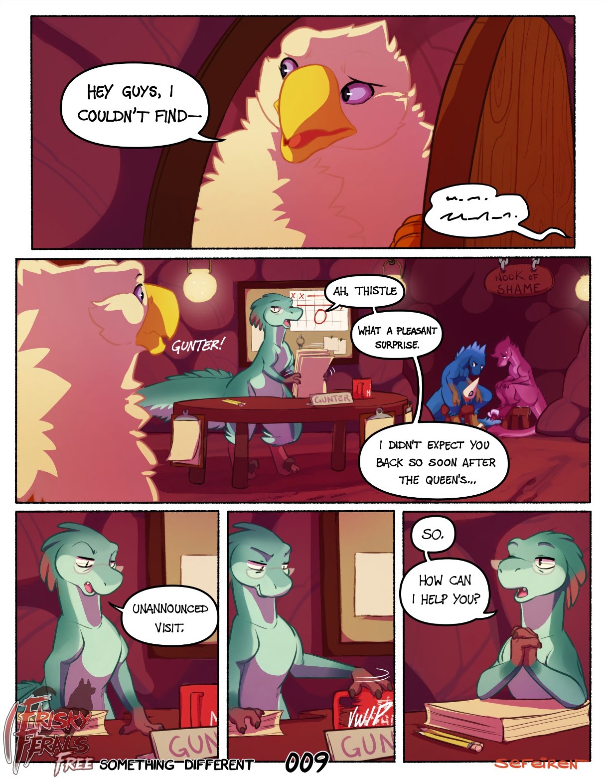 Frisky Ferals - Something Different porn comic picture 9