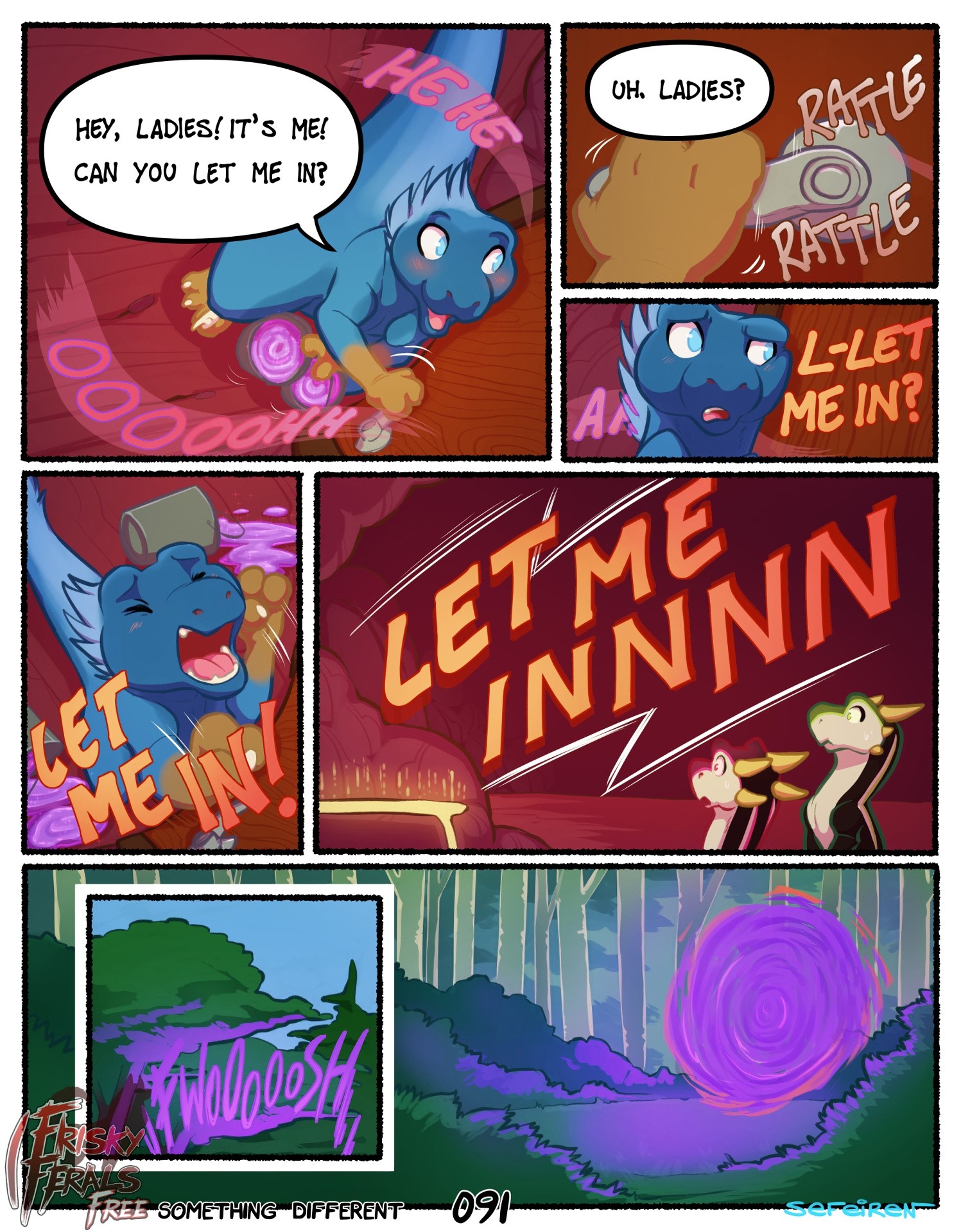 Frisky Ferals - Something Different porn comic picture 91