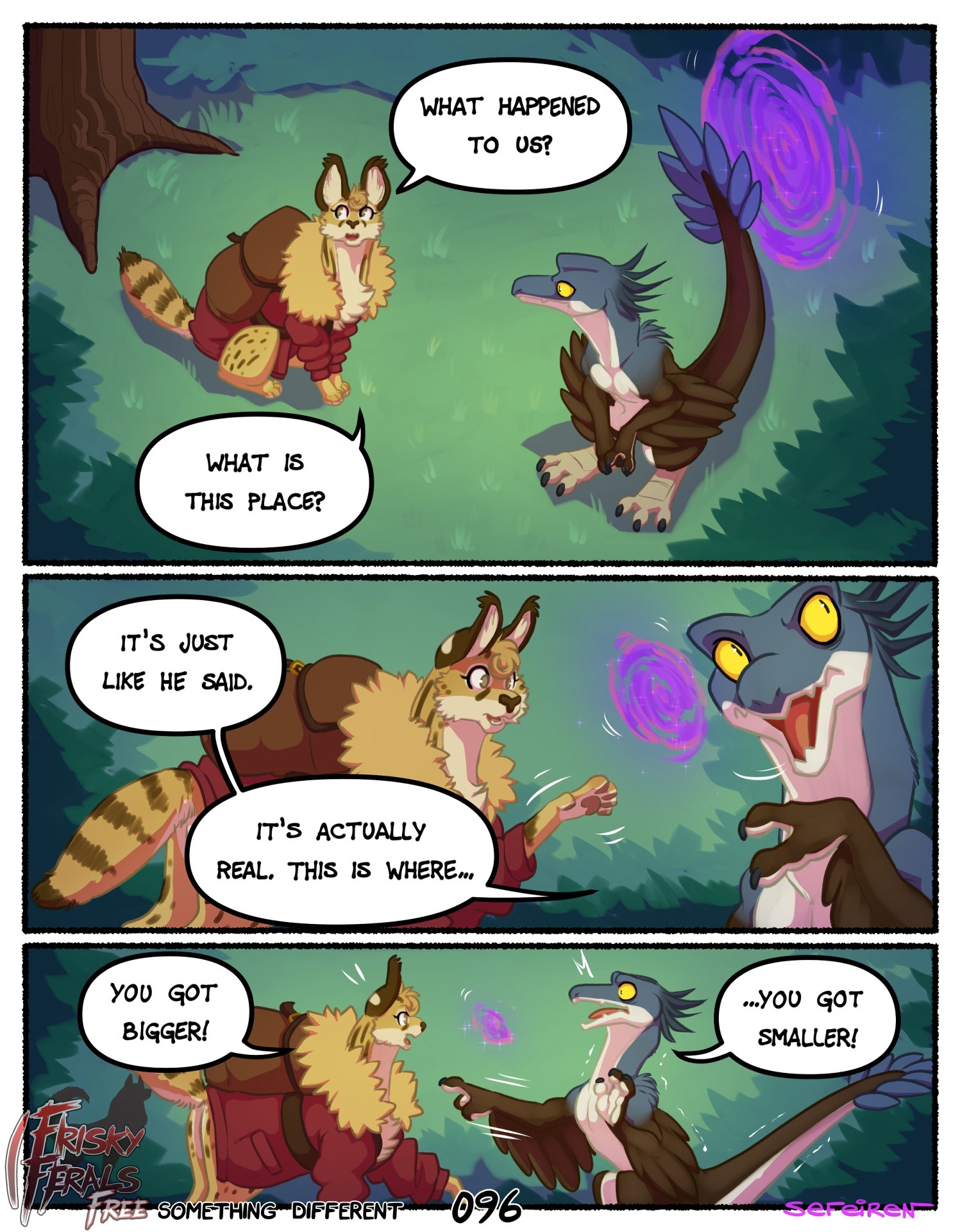 Frisky Ferals - Something Different porn comic picture 96