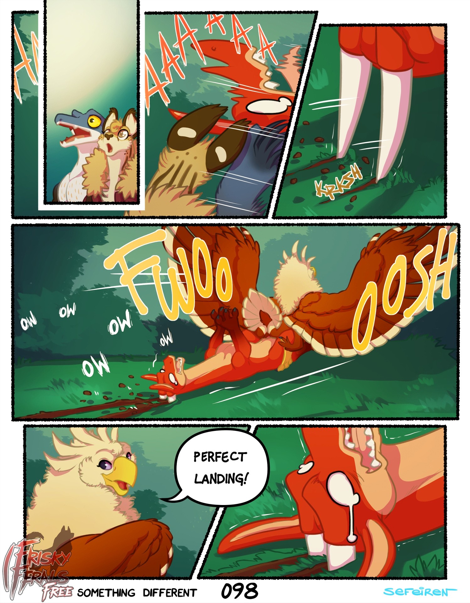 Frisky Ferals - Something Different porn comic picture 98