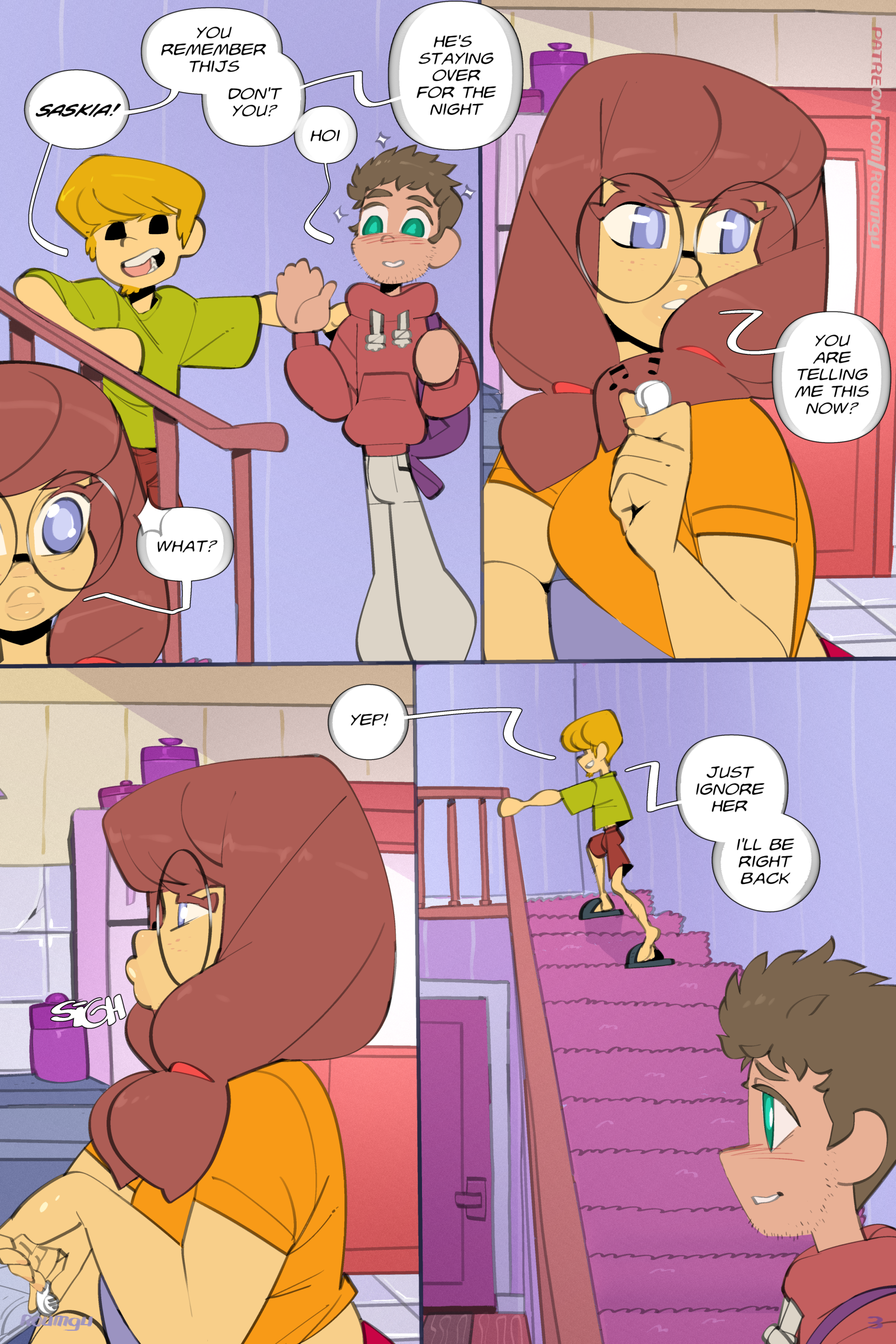 Horny Crush porn comic picture 4