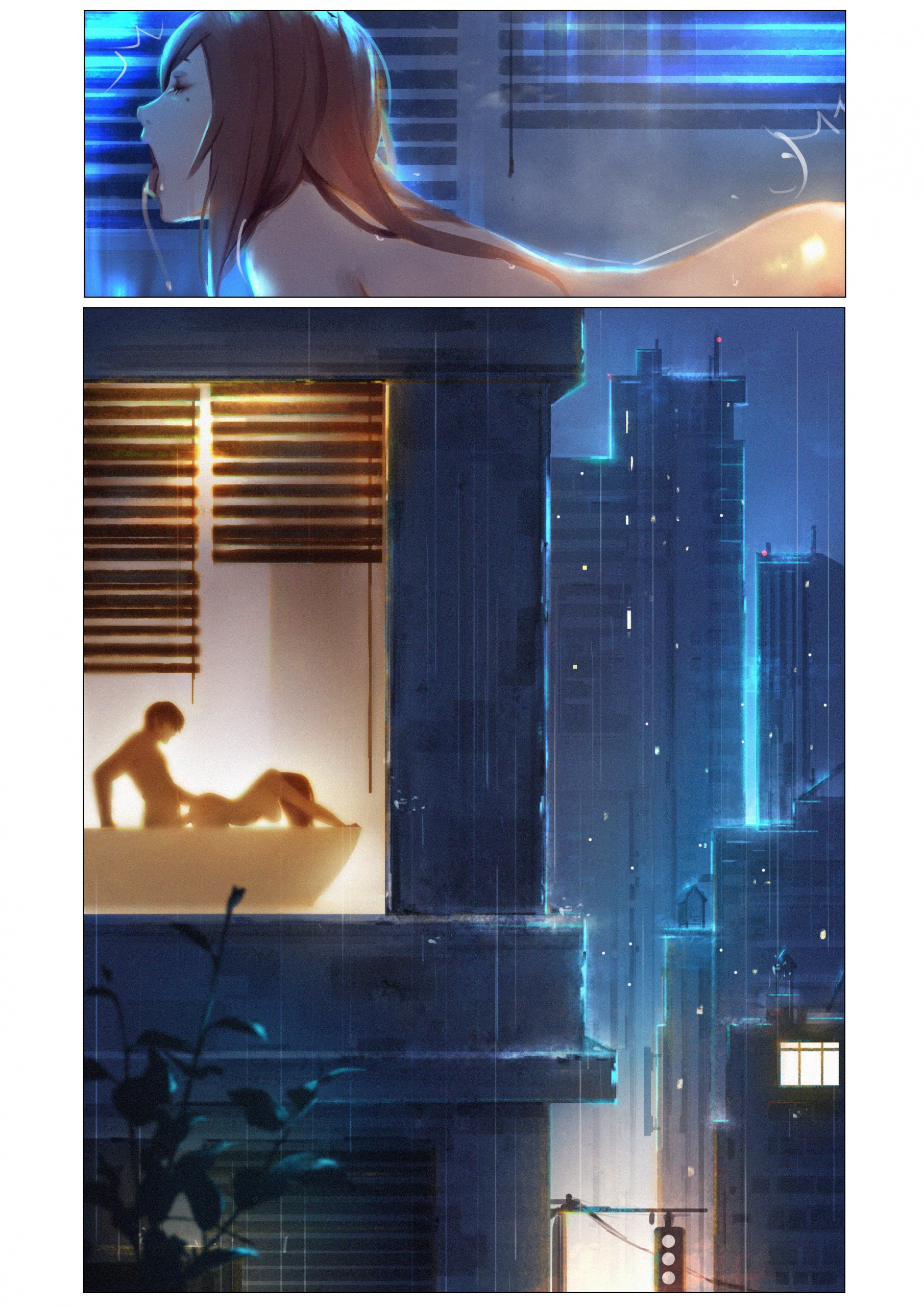 Lady "In the Studio" porn comic picture 39
