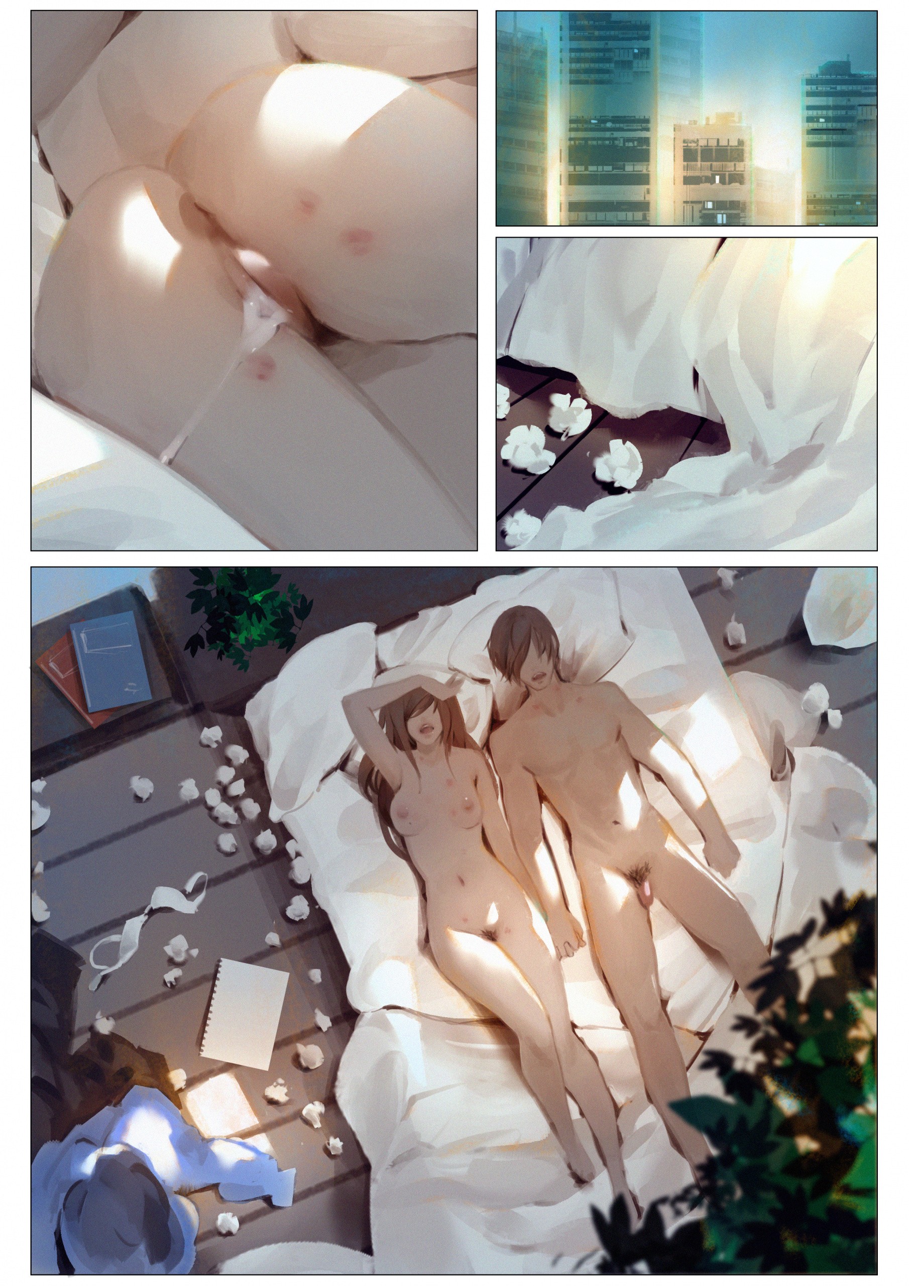 Lady "In the Studio" porn comic picture 40