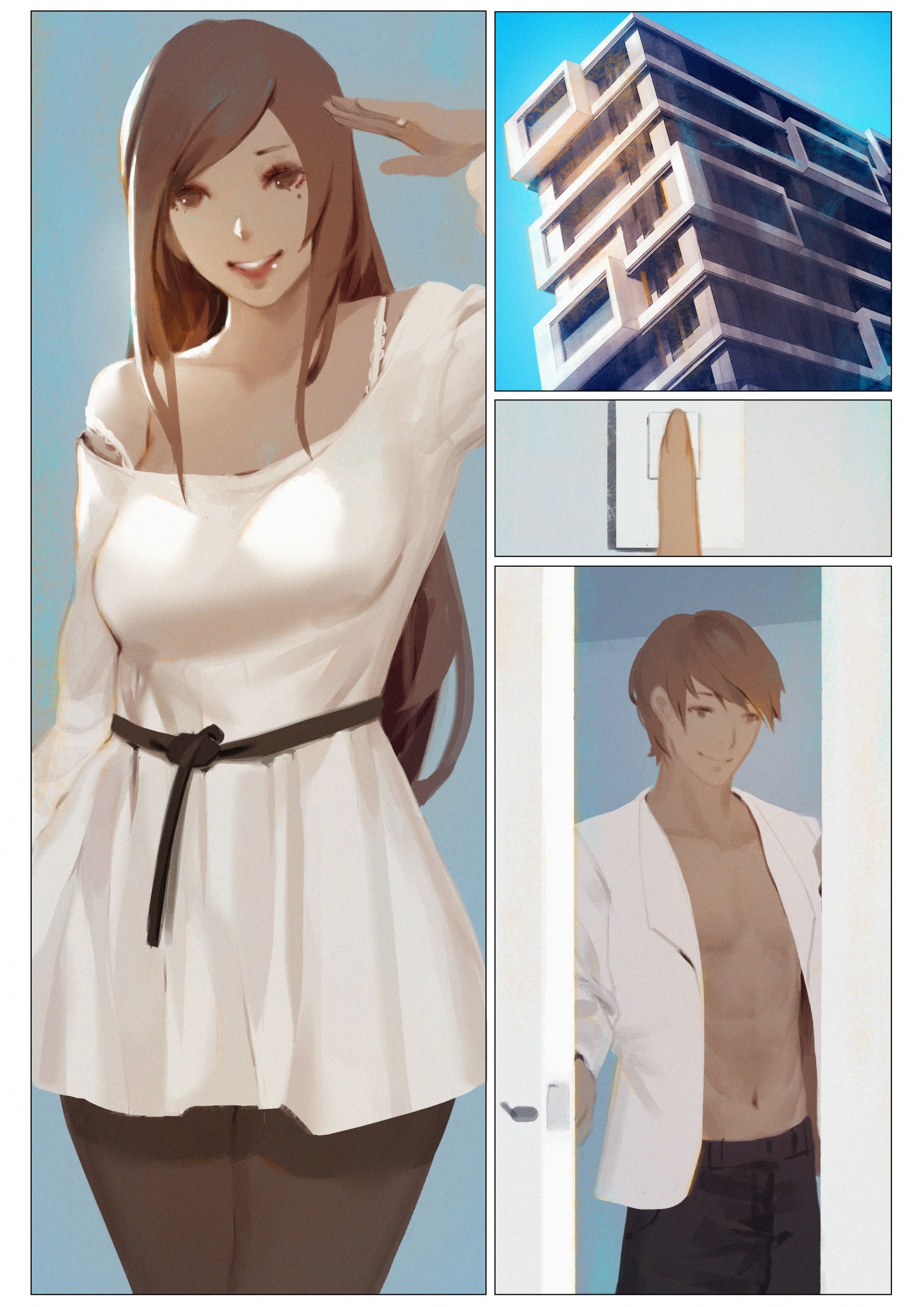 Lady "In the Studio" porn comic picture 5