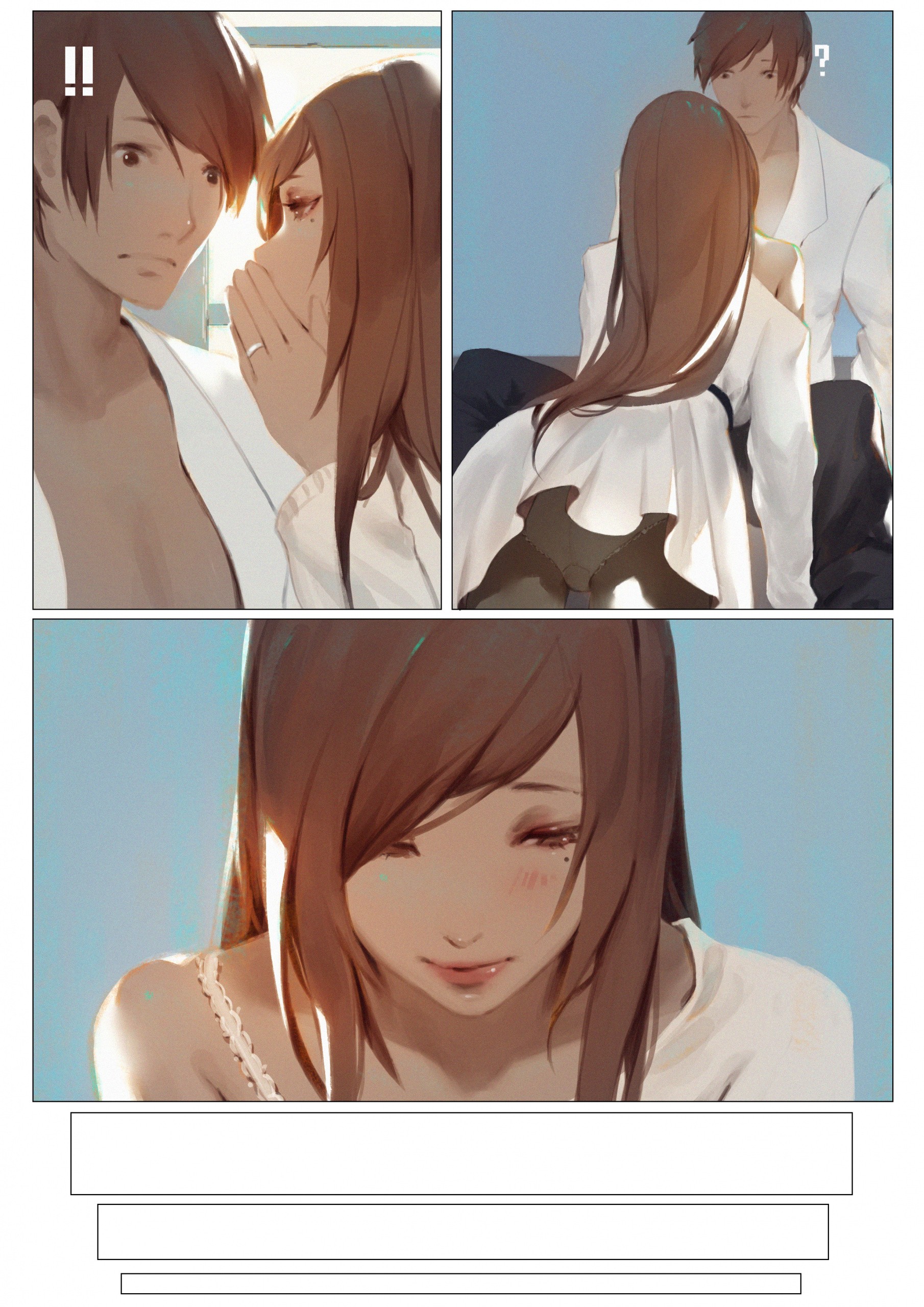 Lady "In the Studio" porn comic picture 7