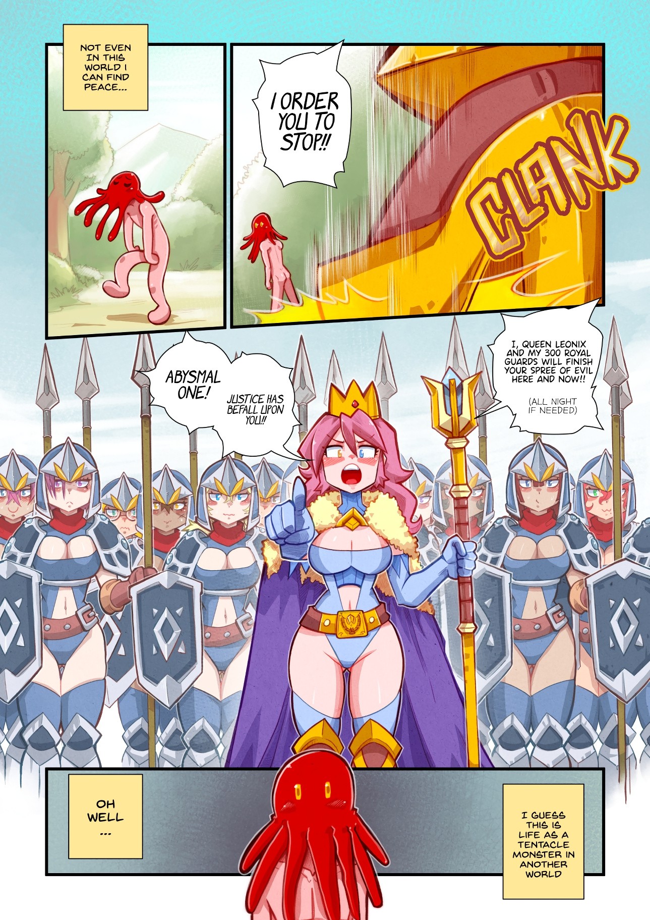Life as a Tentacle Monster in Another World porn comic picture 13