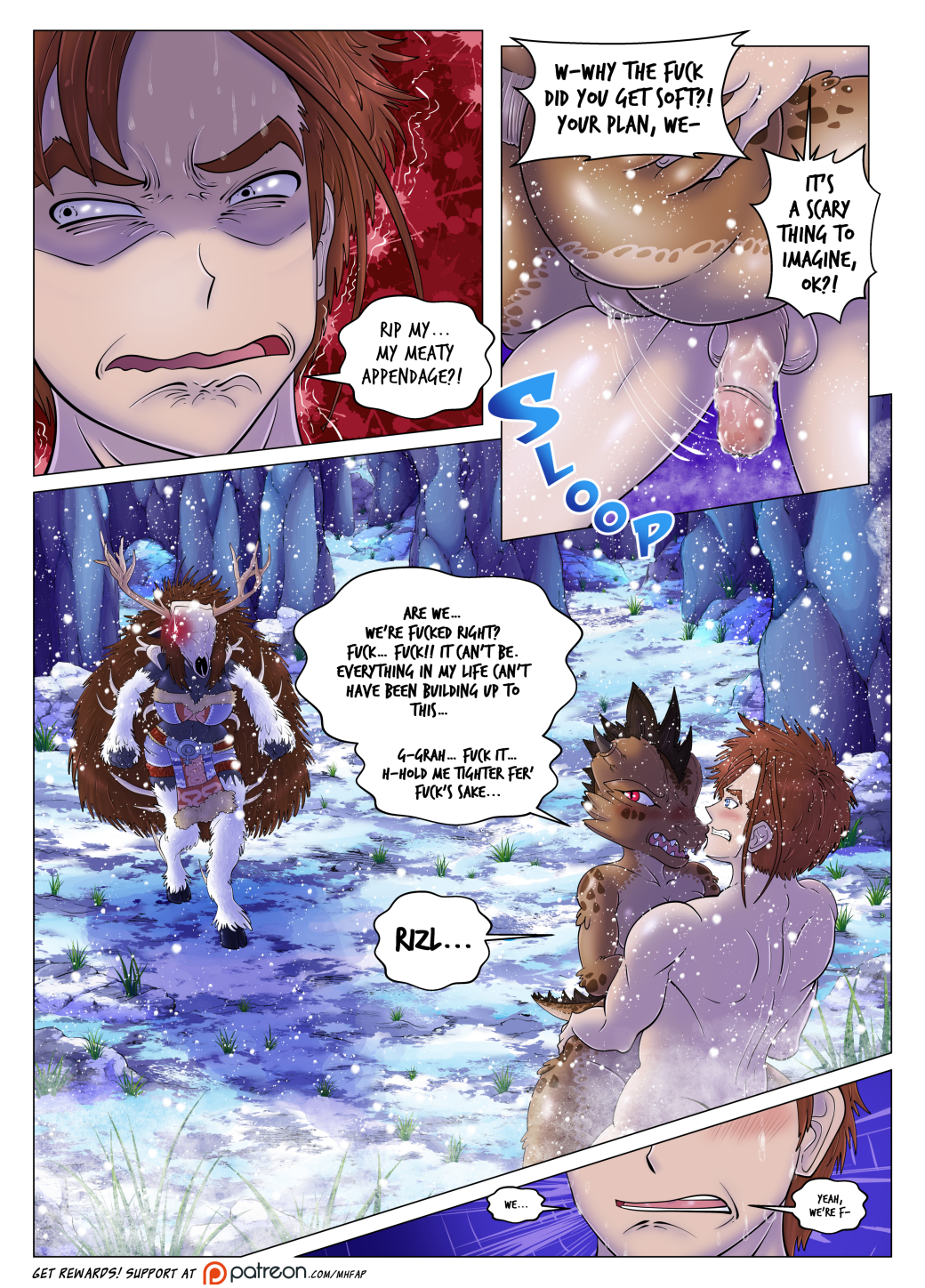 Monster Harem Feverish Absolute Passion! Ch. 1-5 porn comic picture 130
