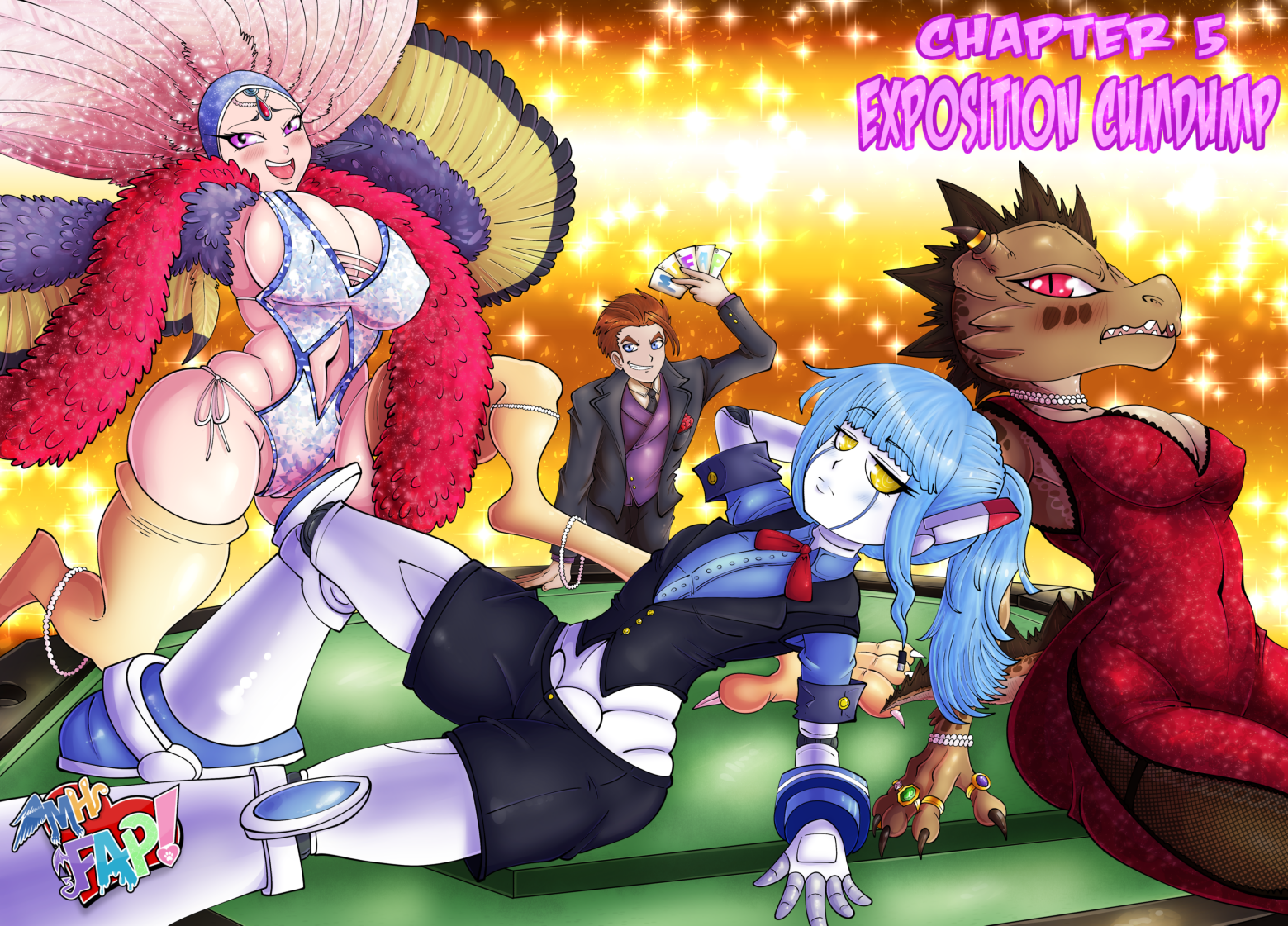 Monster Harem Feverish Absolute Passion! Ch. 1-5 porn comic picture 142
