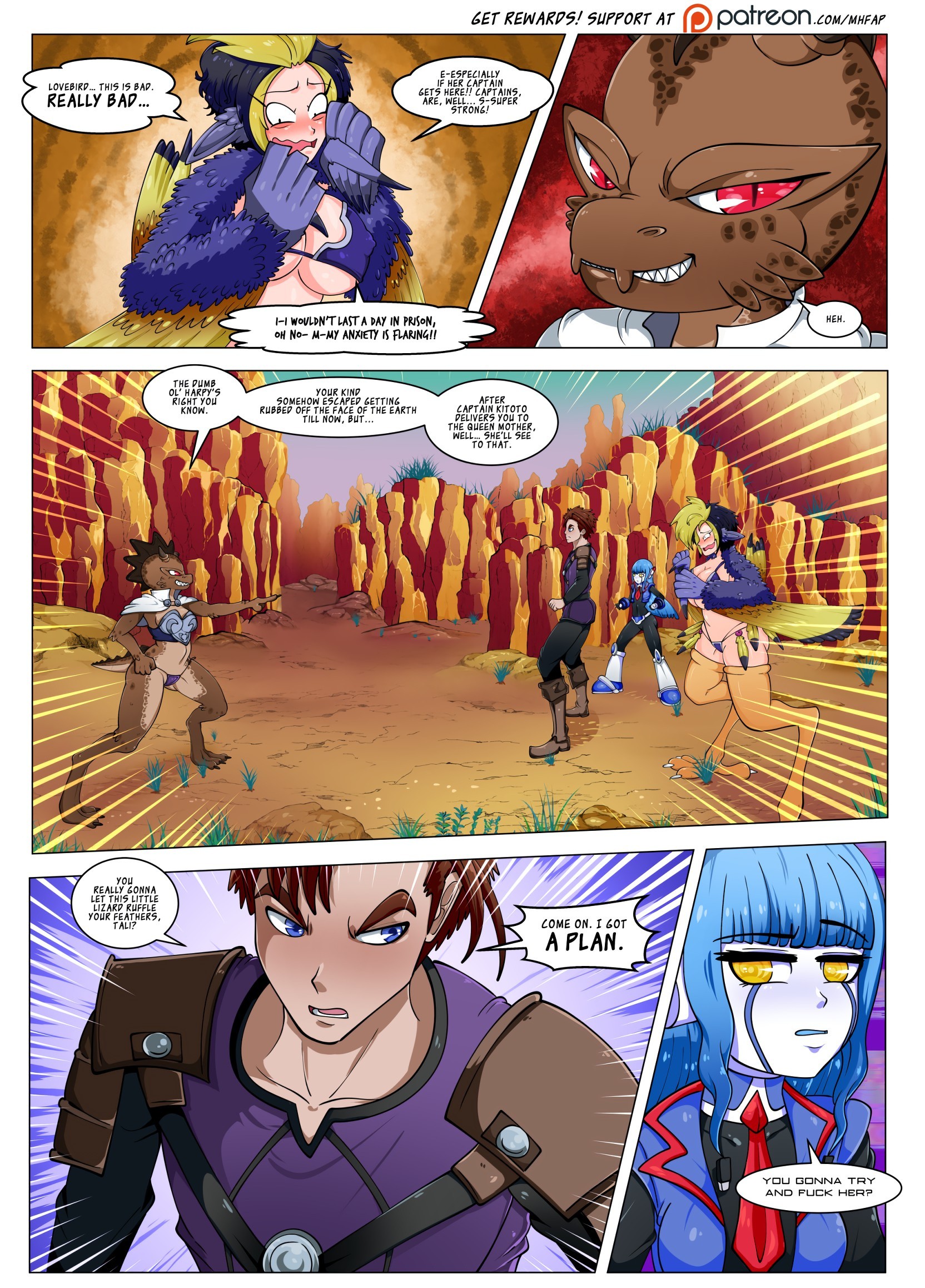 Monster Harem Feverish Absolute Passion! Ch. 1-5 porn comic picture 97