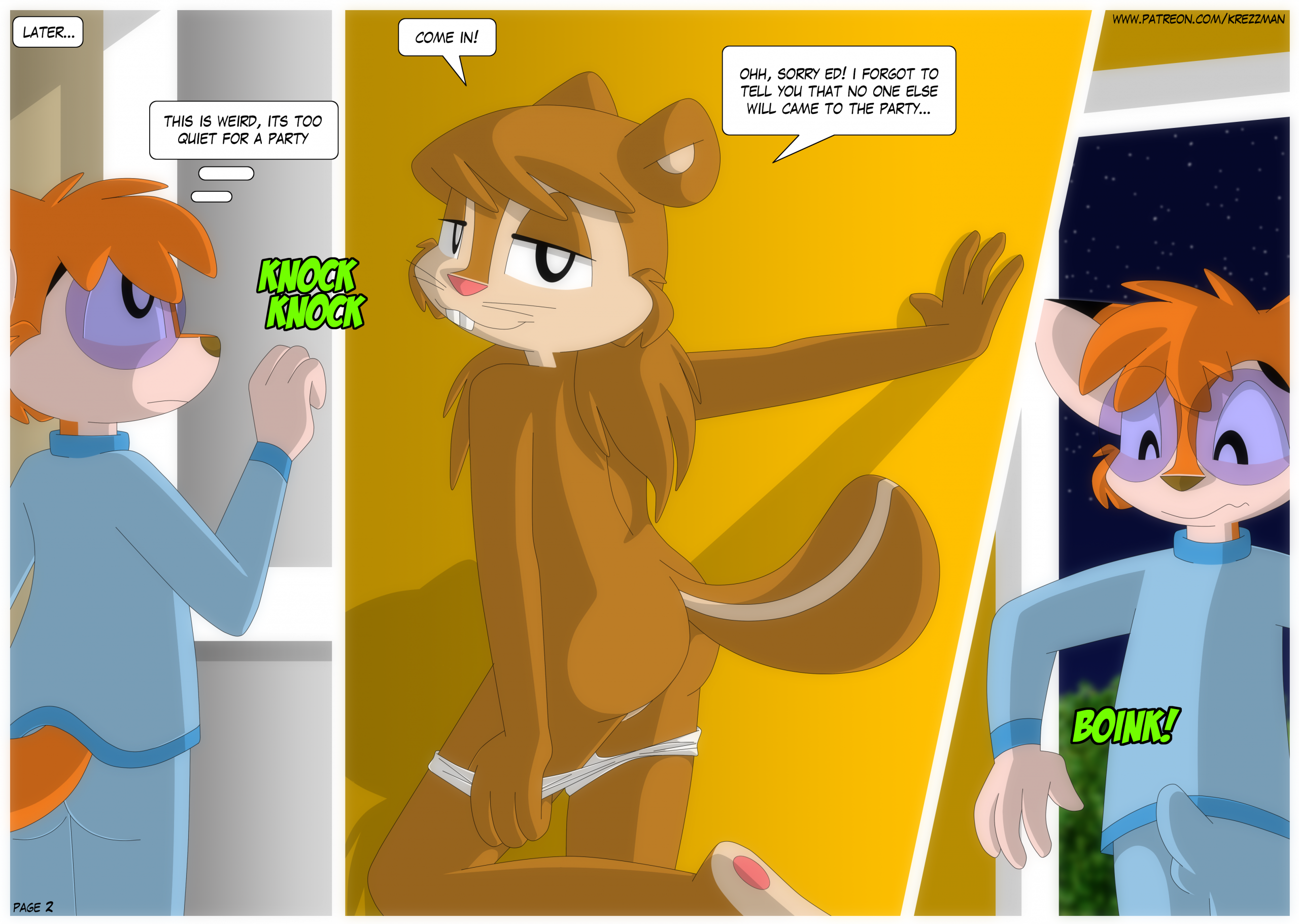 Pajama party porn comic picture 2