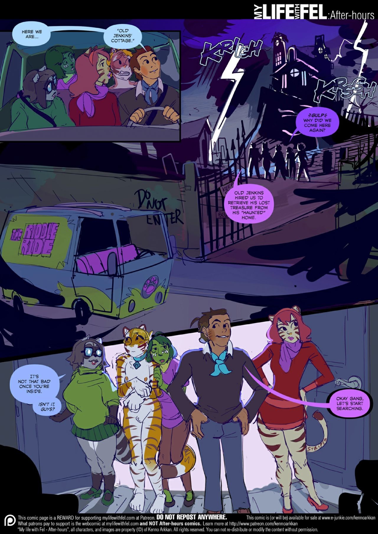 Pawsy-Doo Where are you! porn comic picture 2