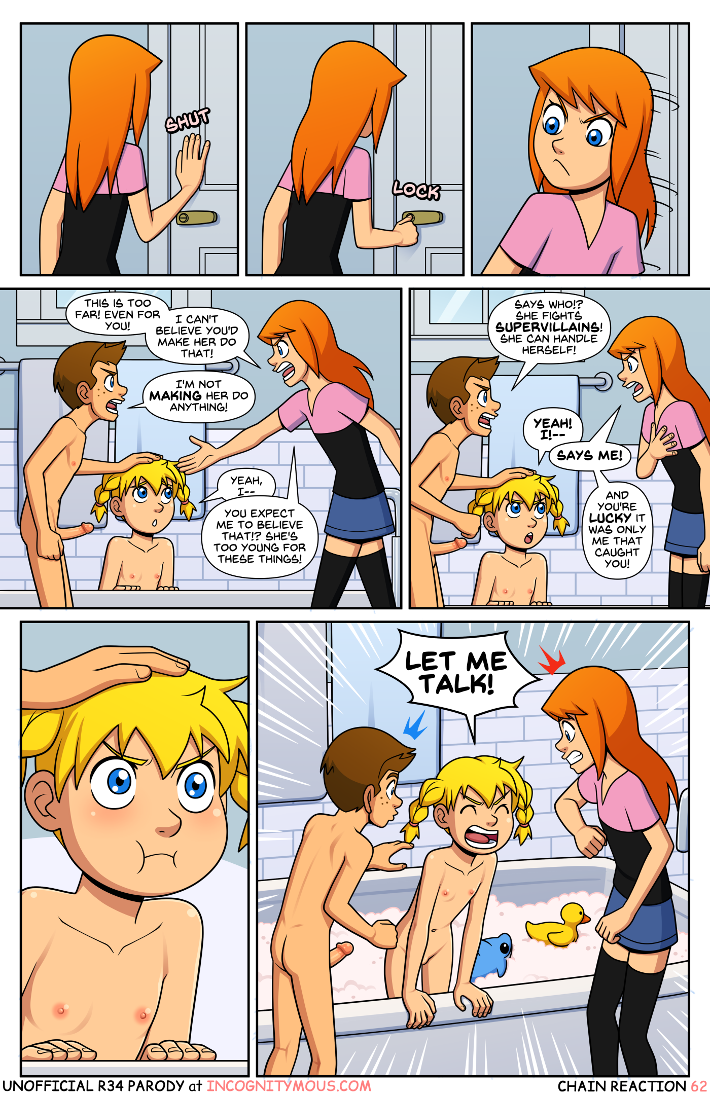 Power Pack - Chain Reaction Part 2 porn comic picture 2