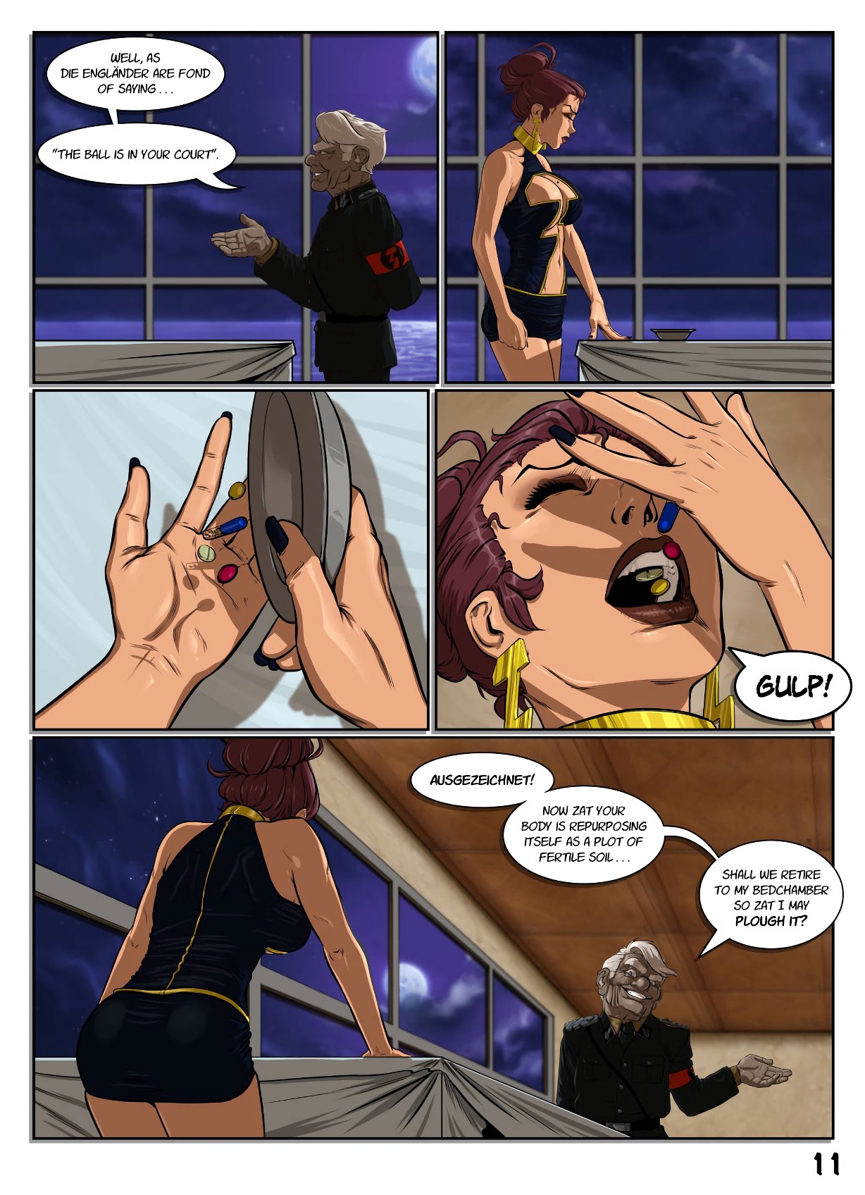 Sydney and Müller porn comic picture 12