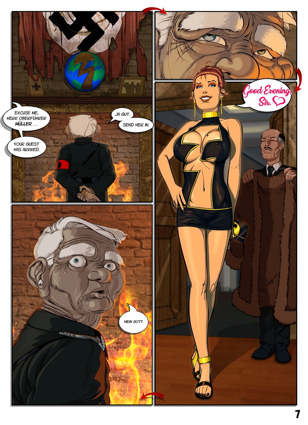 Sydney and Müller porn comic picture 8