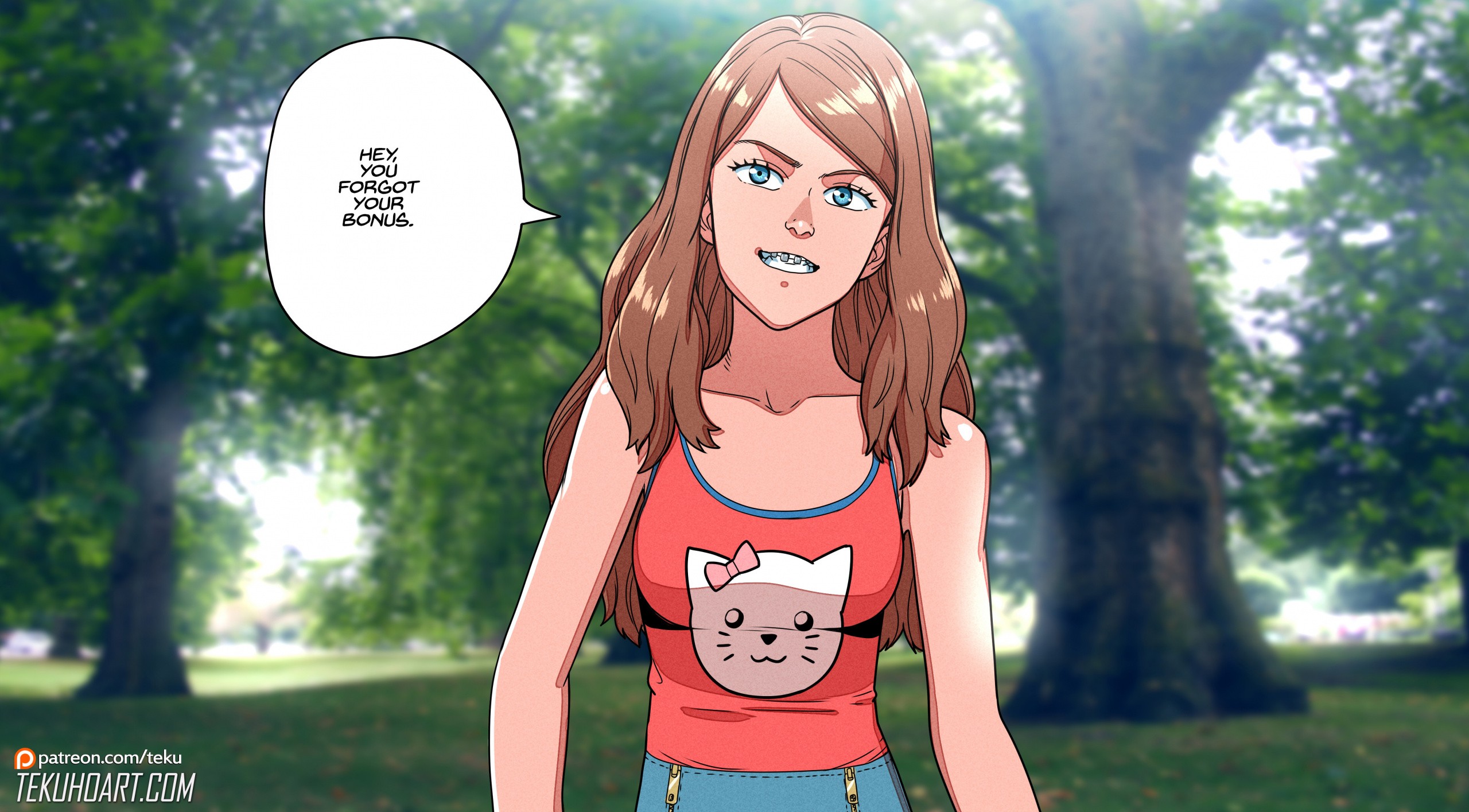 Tammy in the park porn comic picture 14