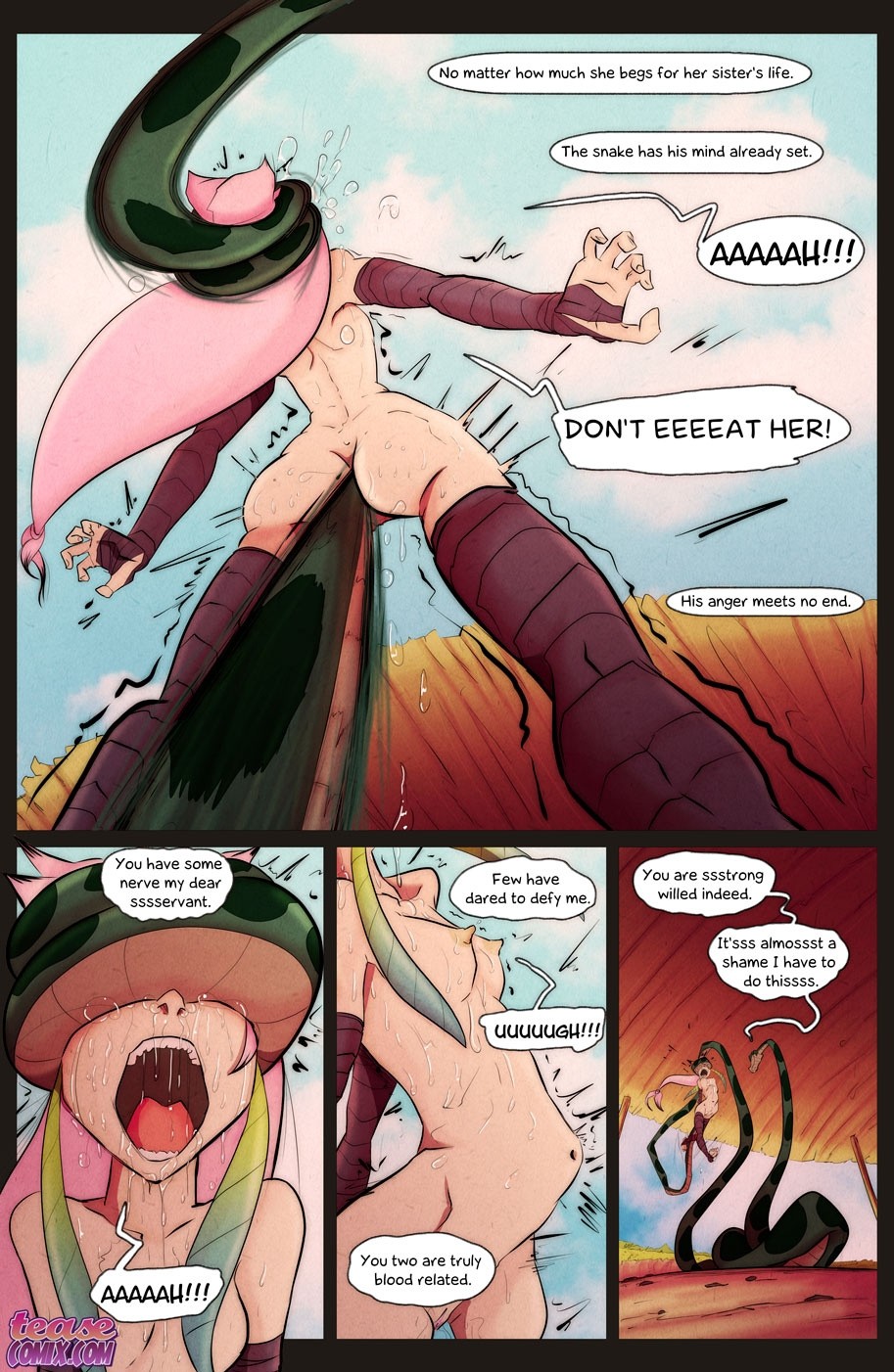 The Snake and The Girl 5 porn comic picture 18