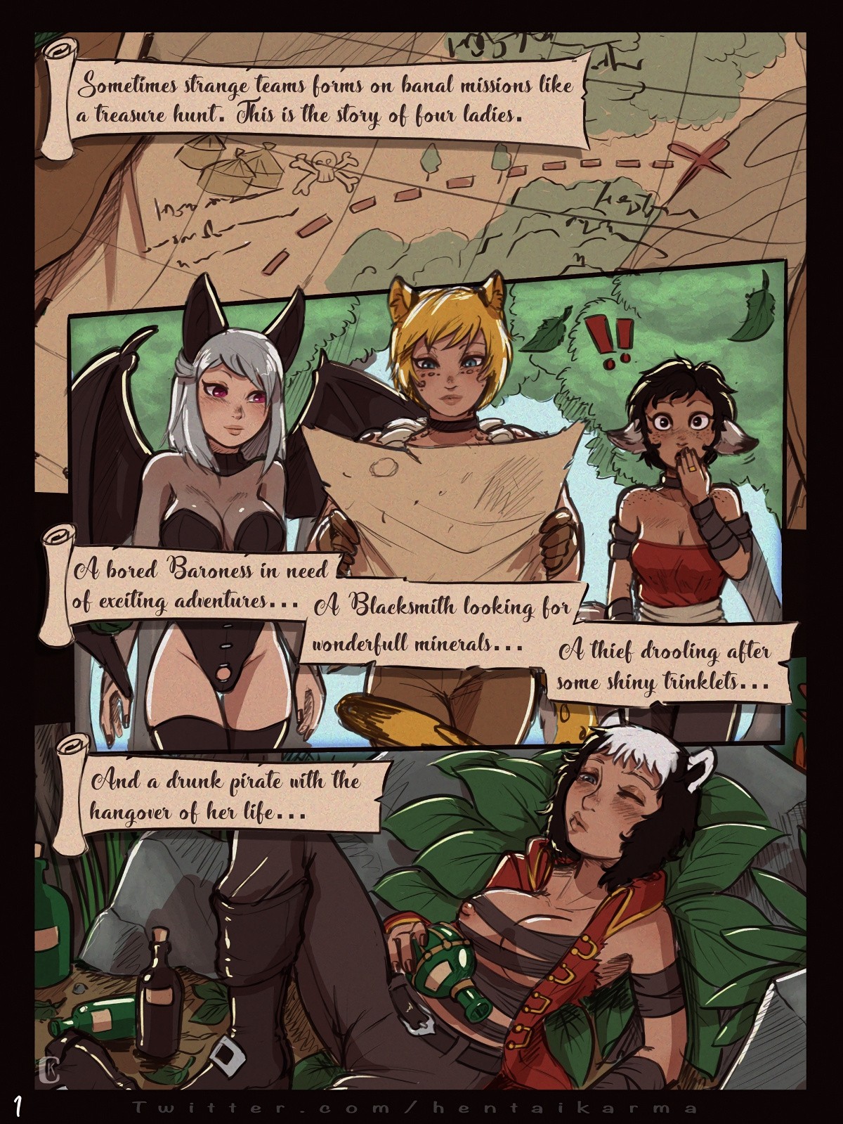 The swindler's tale 1: Beauties in the deep porn comic picture 2