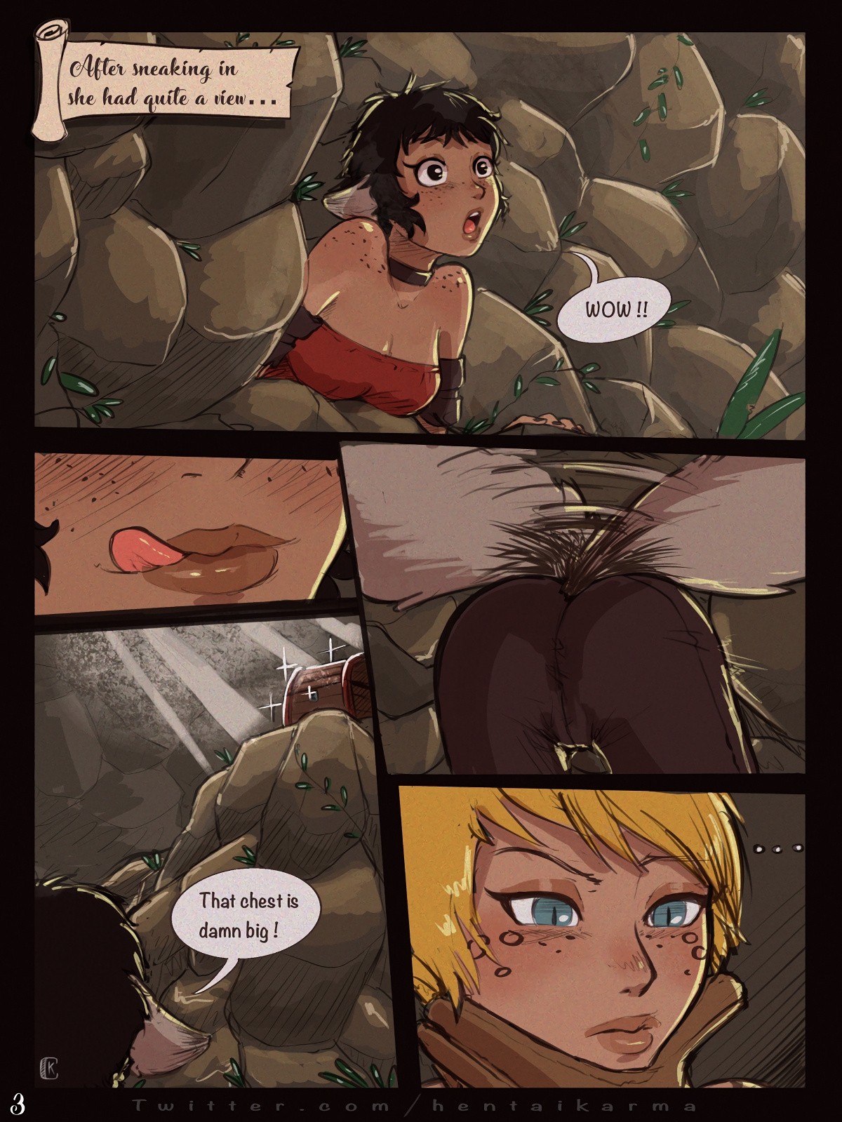 The swindler's tale 1: Beauties in the deep porn comic picture 4