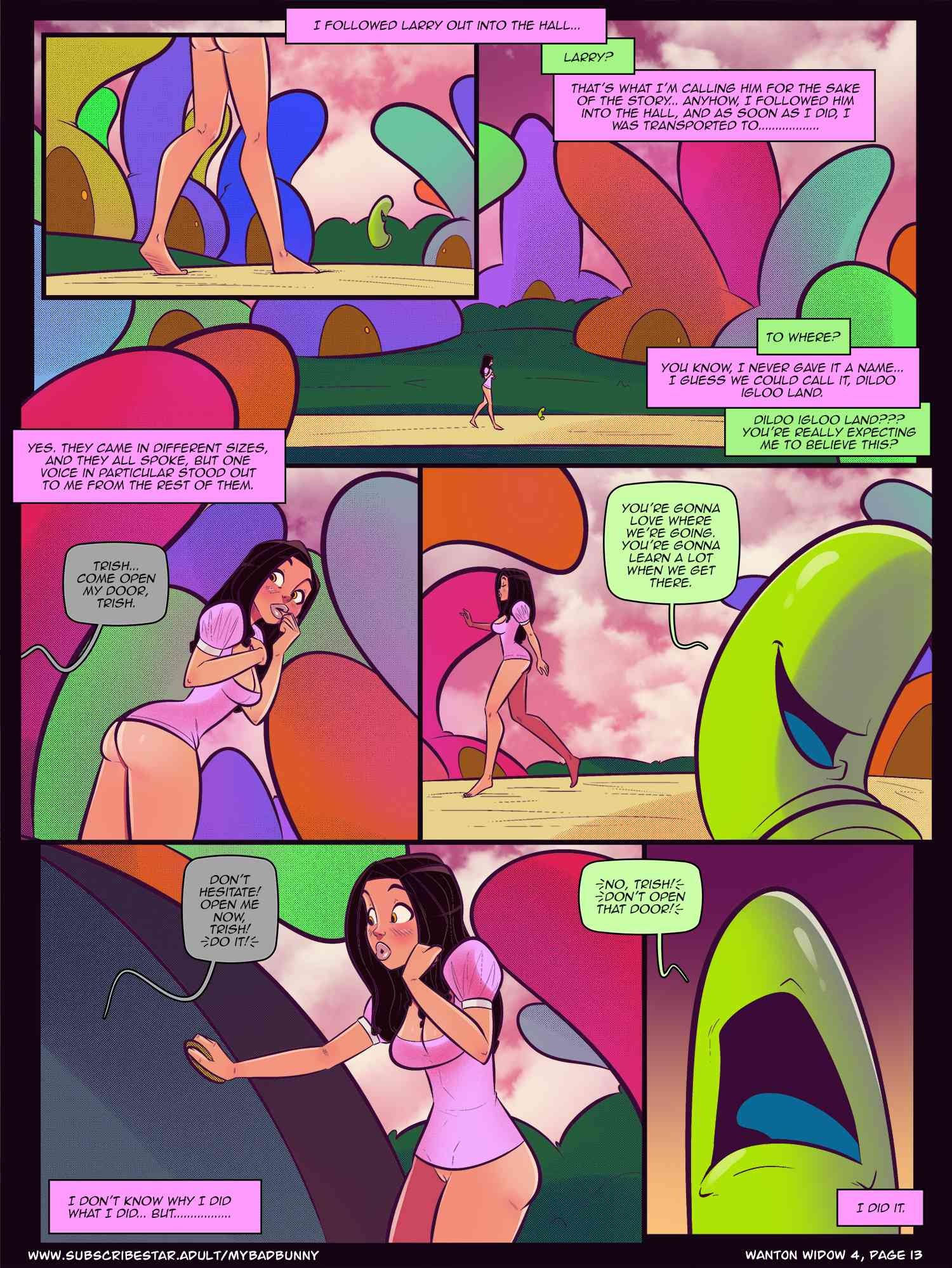 Wanton Widow 4 porn comic picture 14