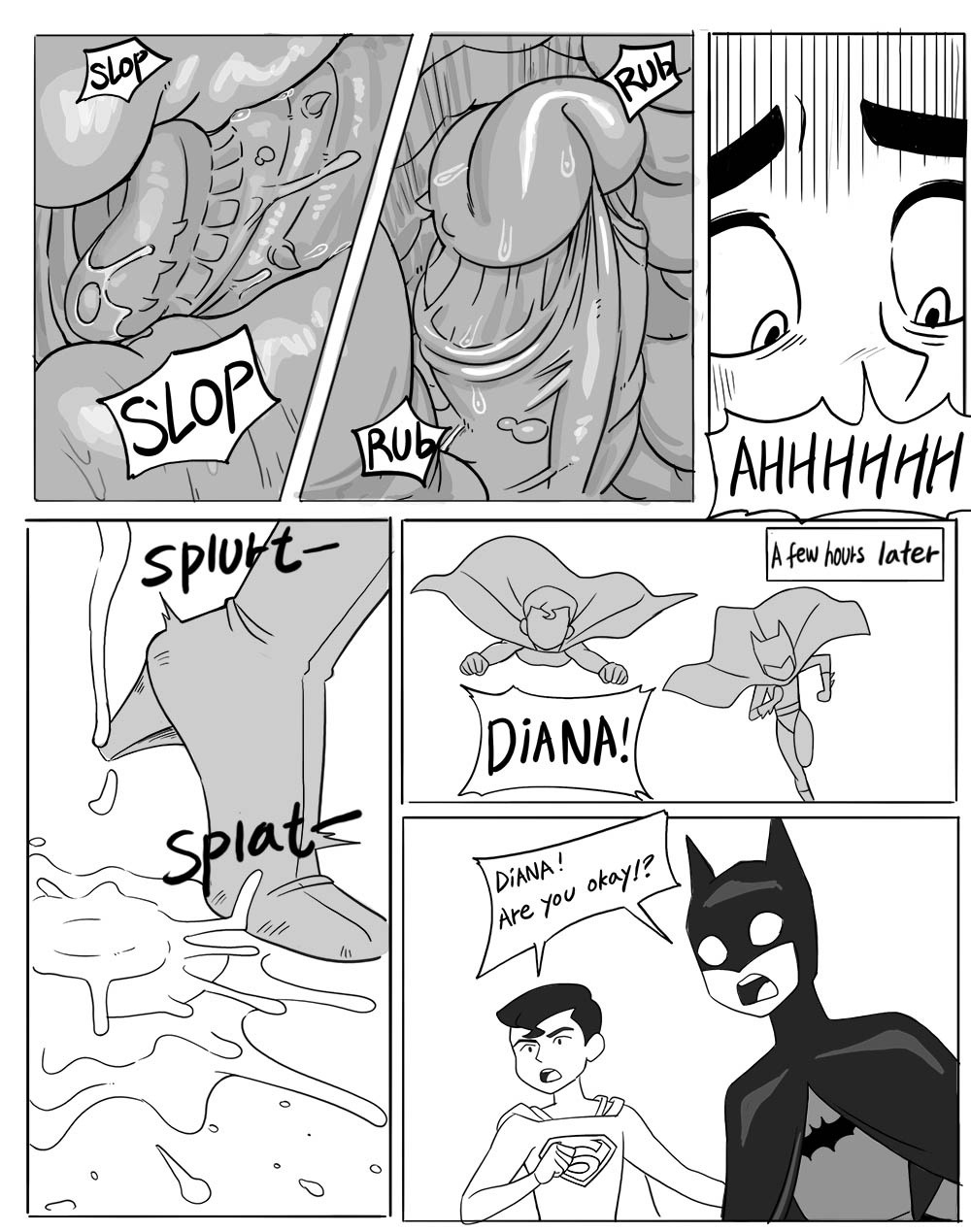 Wonder Women porn comic picture 5