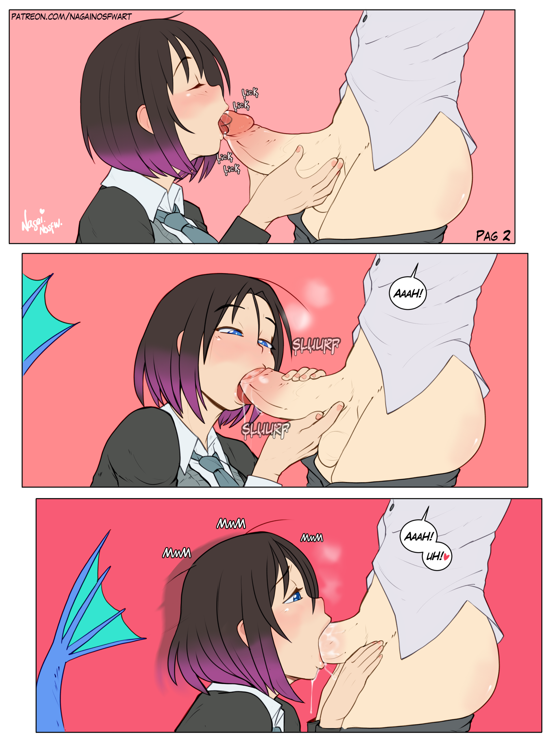 Elma and Kobayashi hentai manga picture 2