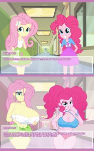 Equestria Girls Bimbo porn comic picture 1